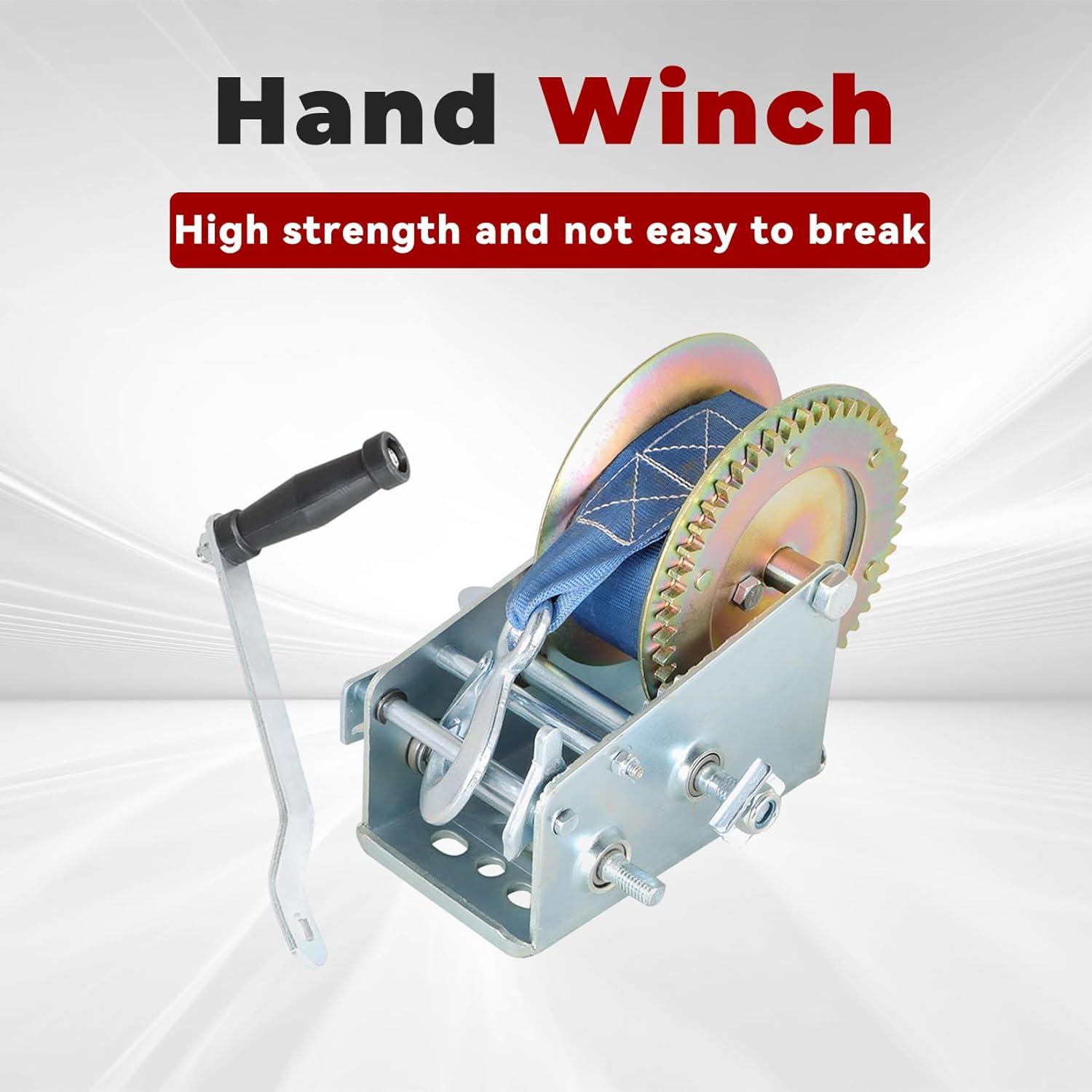 Winch Manual de Alta Resistencia Findmall 1587.6kg 10m