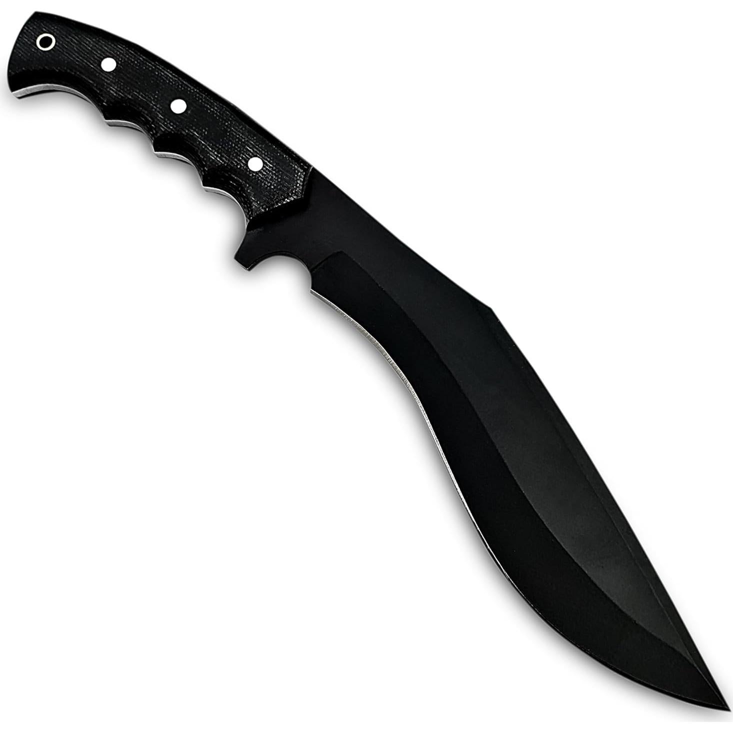 Cuchillo Kukri Poshland Hecho a Mano con Hoja D2 25.4 cm