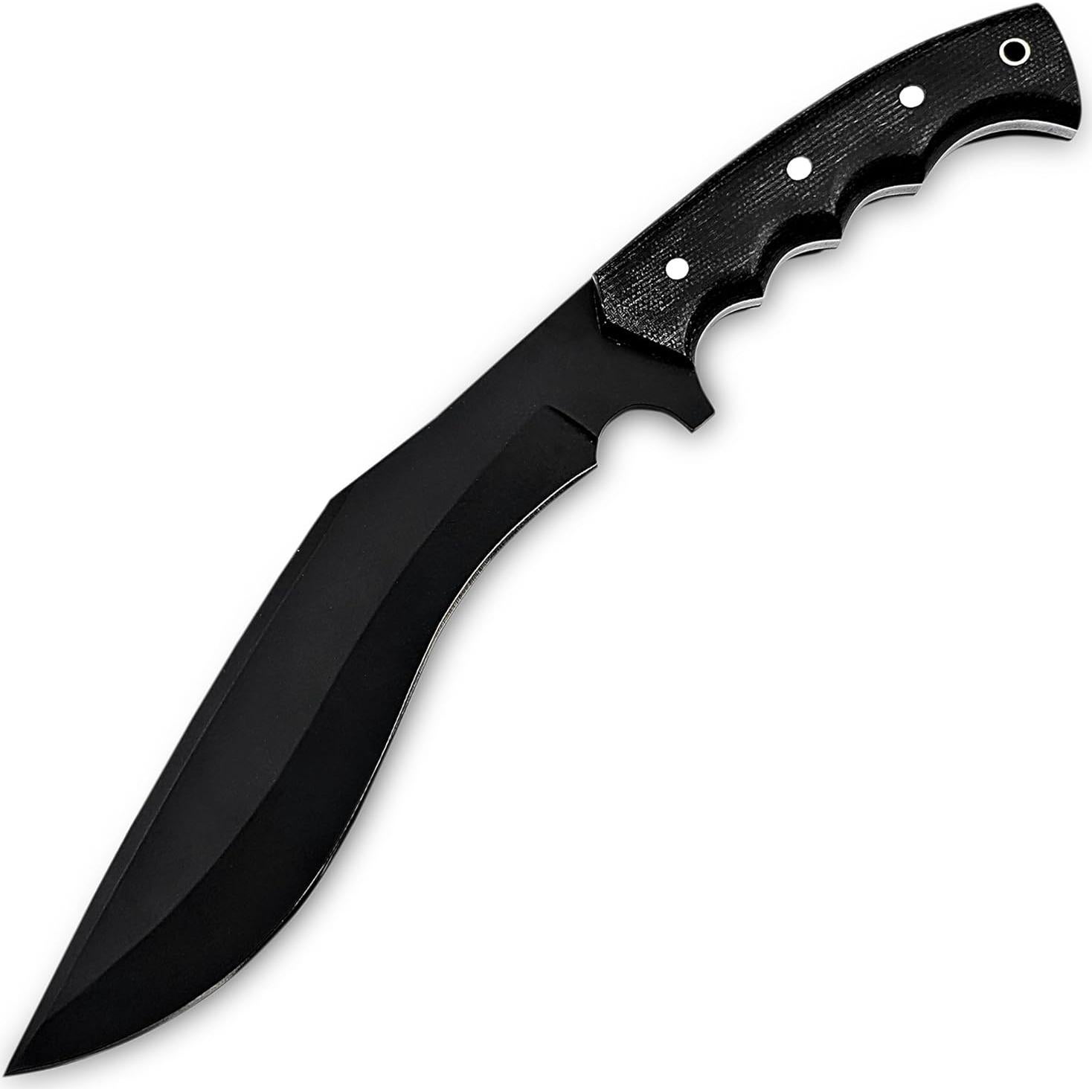 Cuchillo Kukri Poshland Hecho a Mano con Hoja D2 25.4 cm