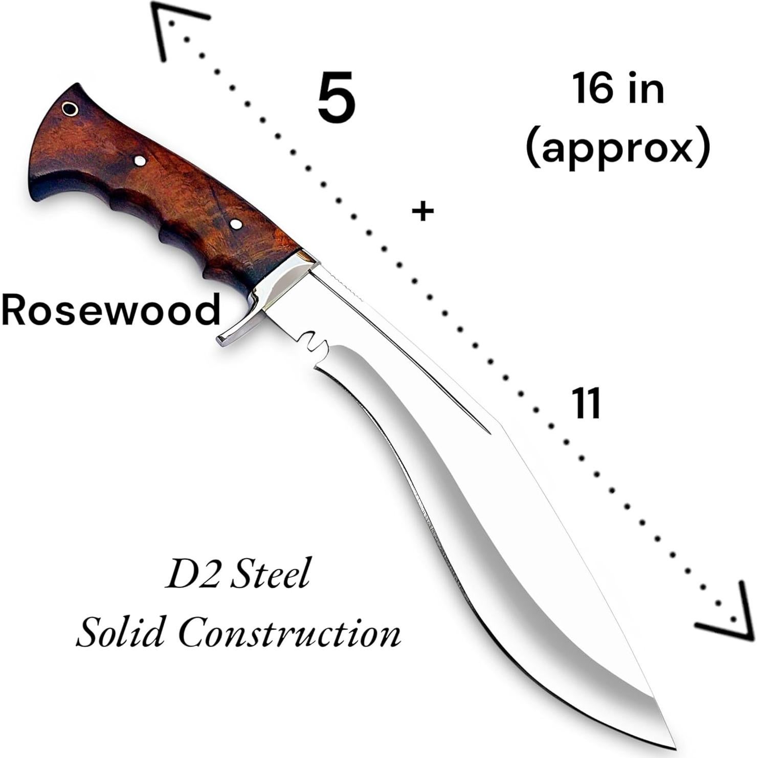 Cuchillo de Caza Poshland REG-972 Hoja Fija 40.6 cm