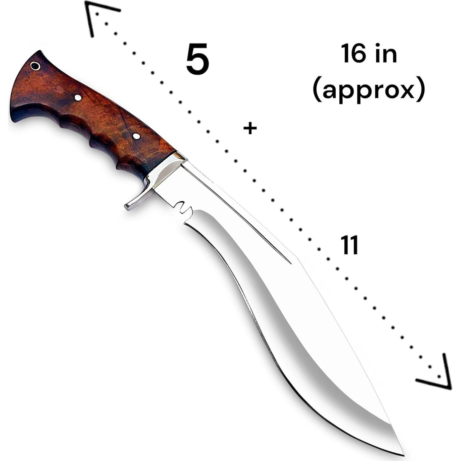 Cuchillo de Caza Poshland REG-972 Hoja Fija 40.6 cm