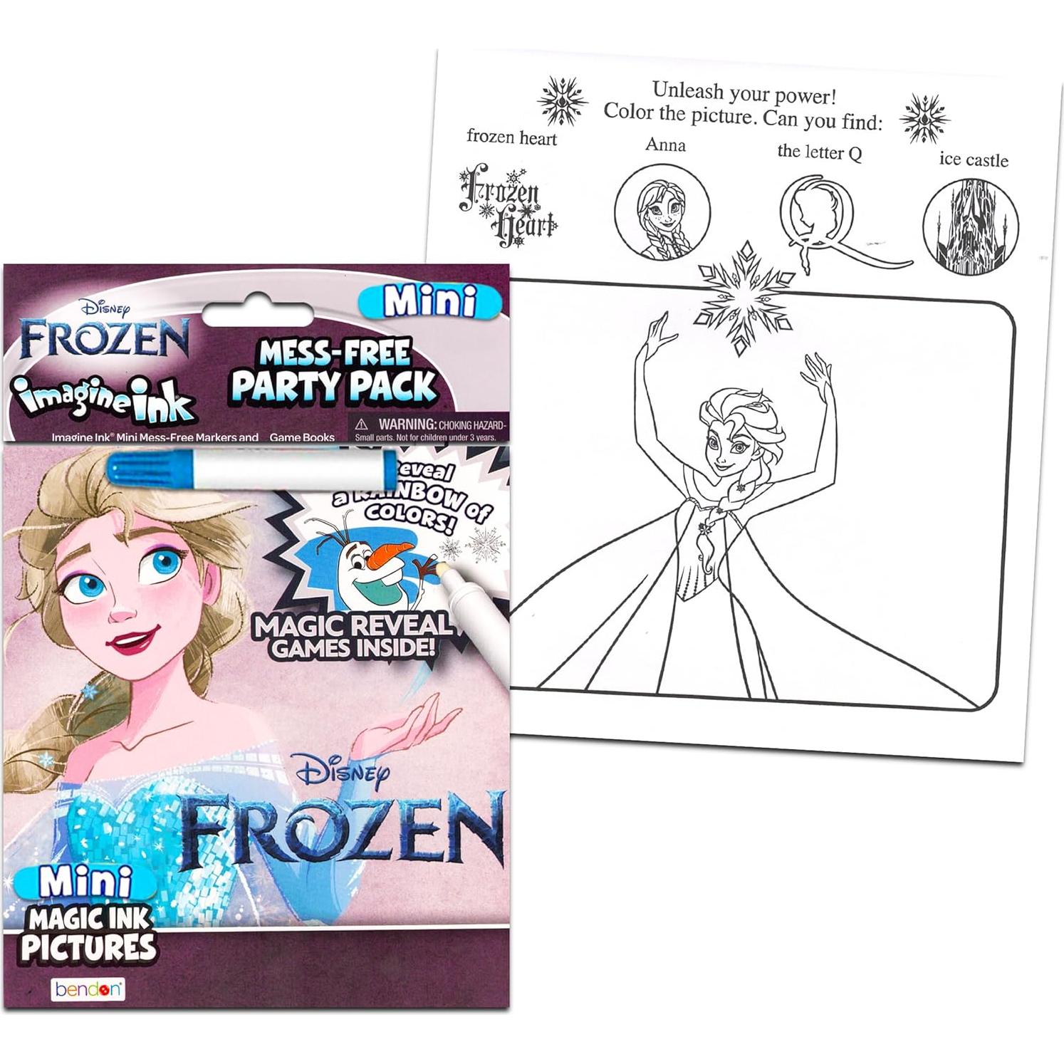 Conjunto de Libros para Colorear Disney Frozen - Crenstone