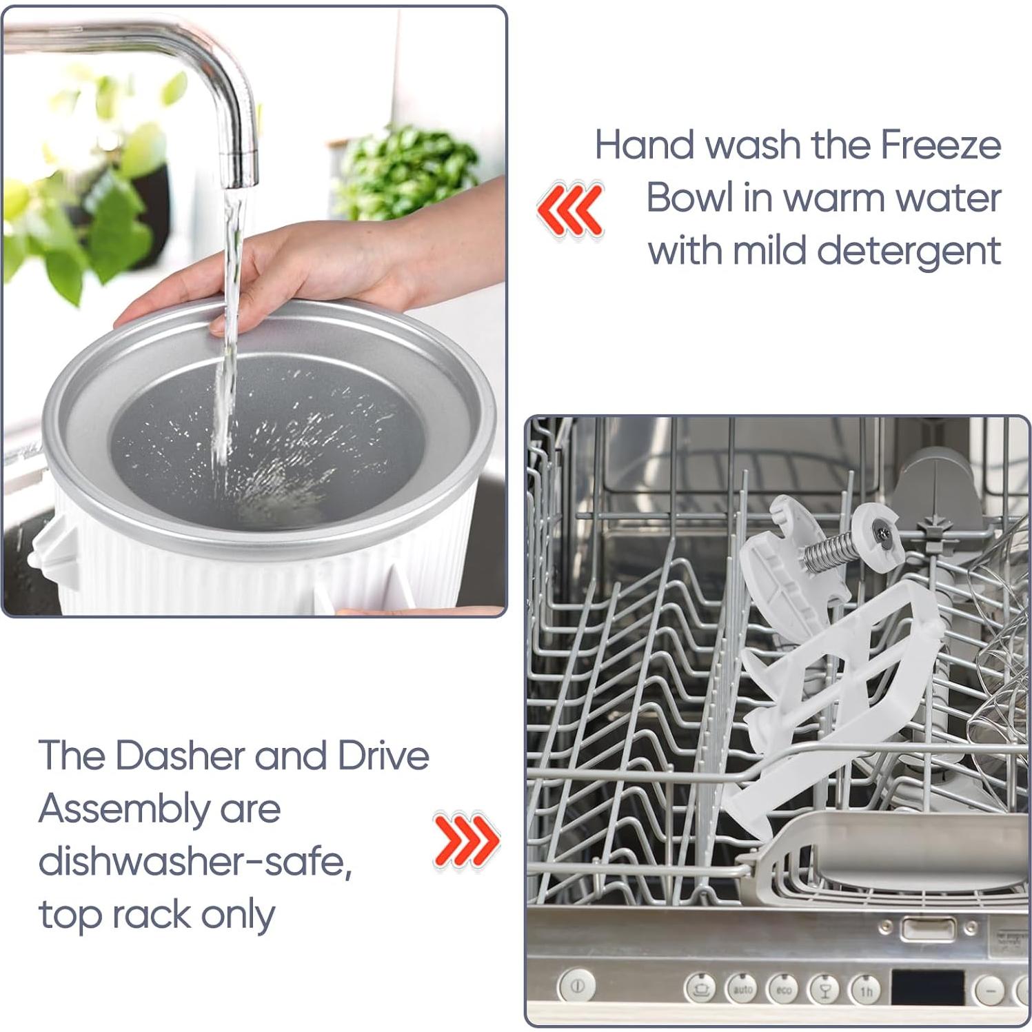 Hacedor de Helados Kitwanda 2 Cuartos para Batidora Kitchenaid