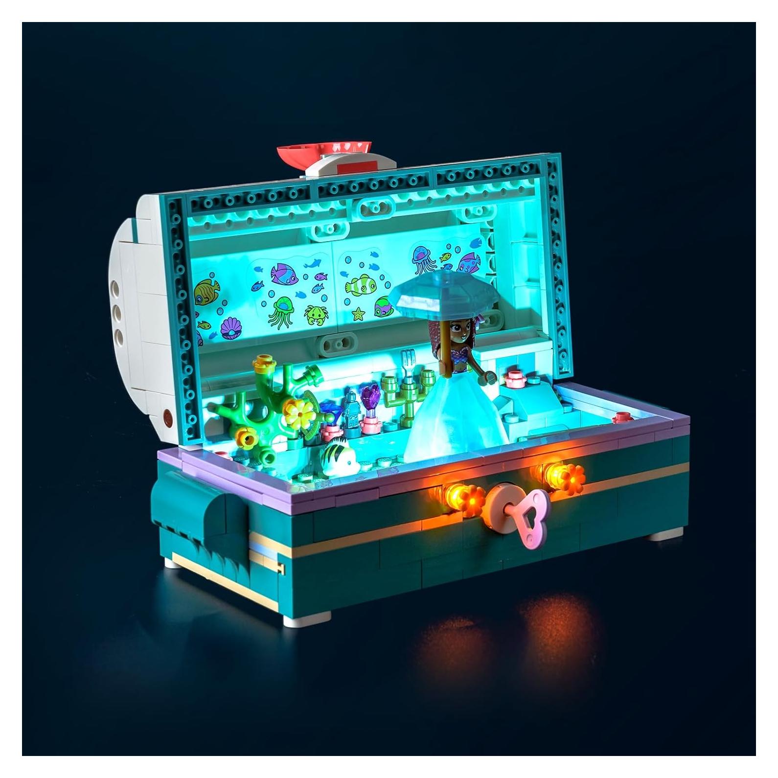 Kit de luces LED VONADO para cofre del tesoro Lego 43229