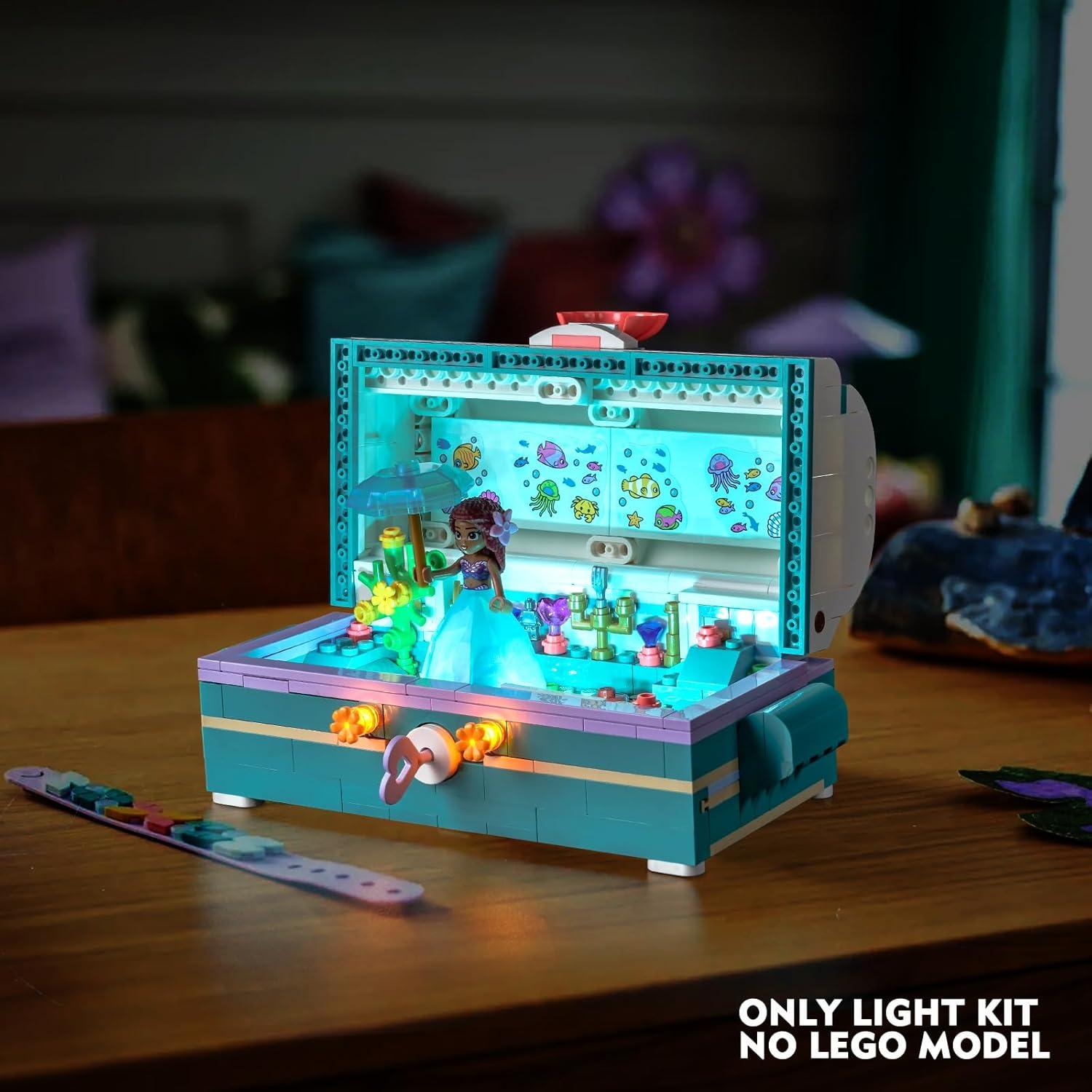 Kit de luces LED VONADO para cofre del tesoro Lego 43229