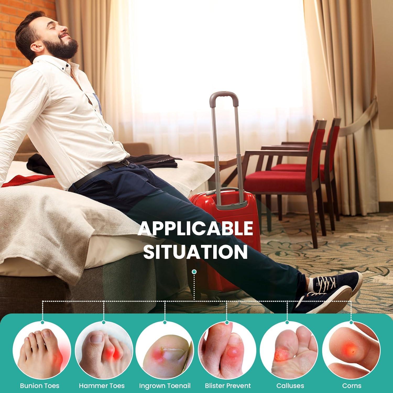 Protectores de Dedos Welnove - Fundas de Silicona para Alivio del Dolor