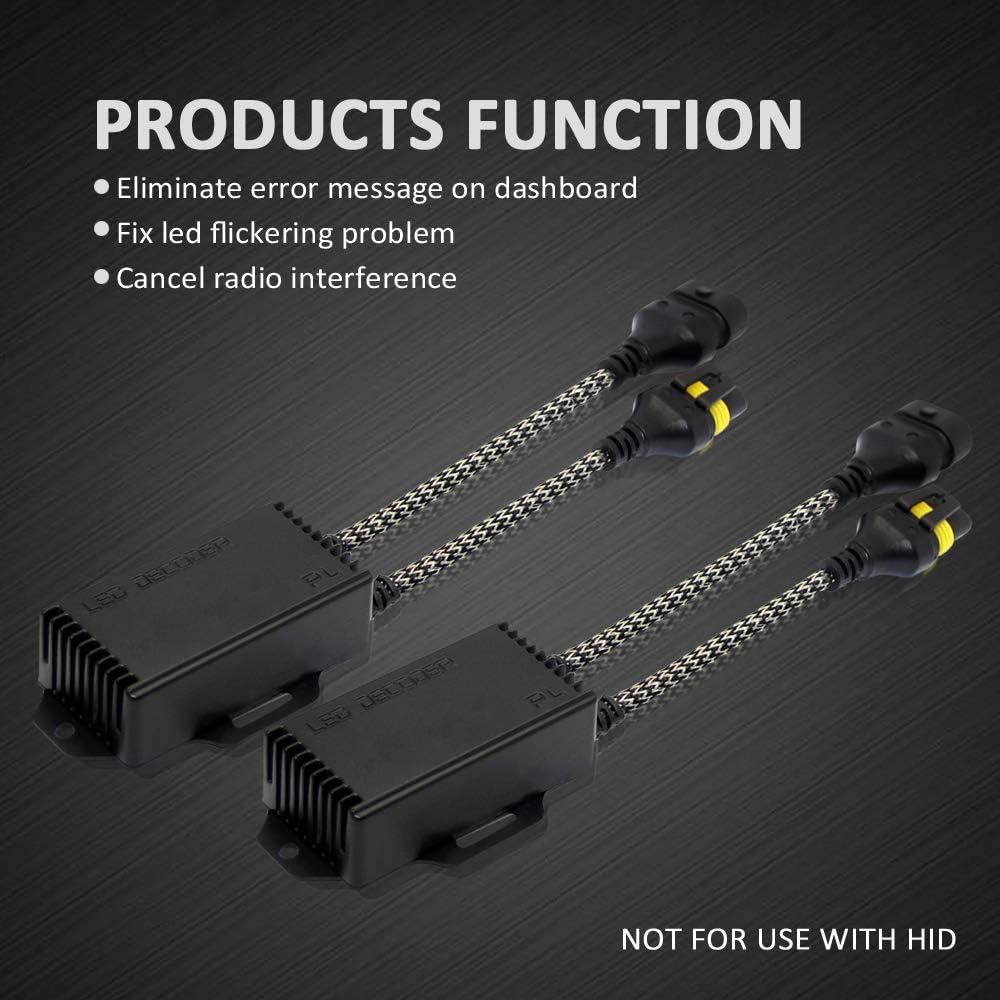 Decodificadores LED Canbus D-Lumina 9005/9006/H10 - Paquete de 2