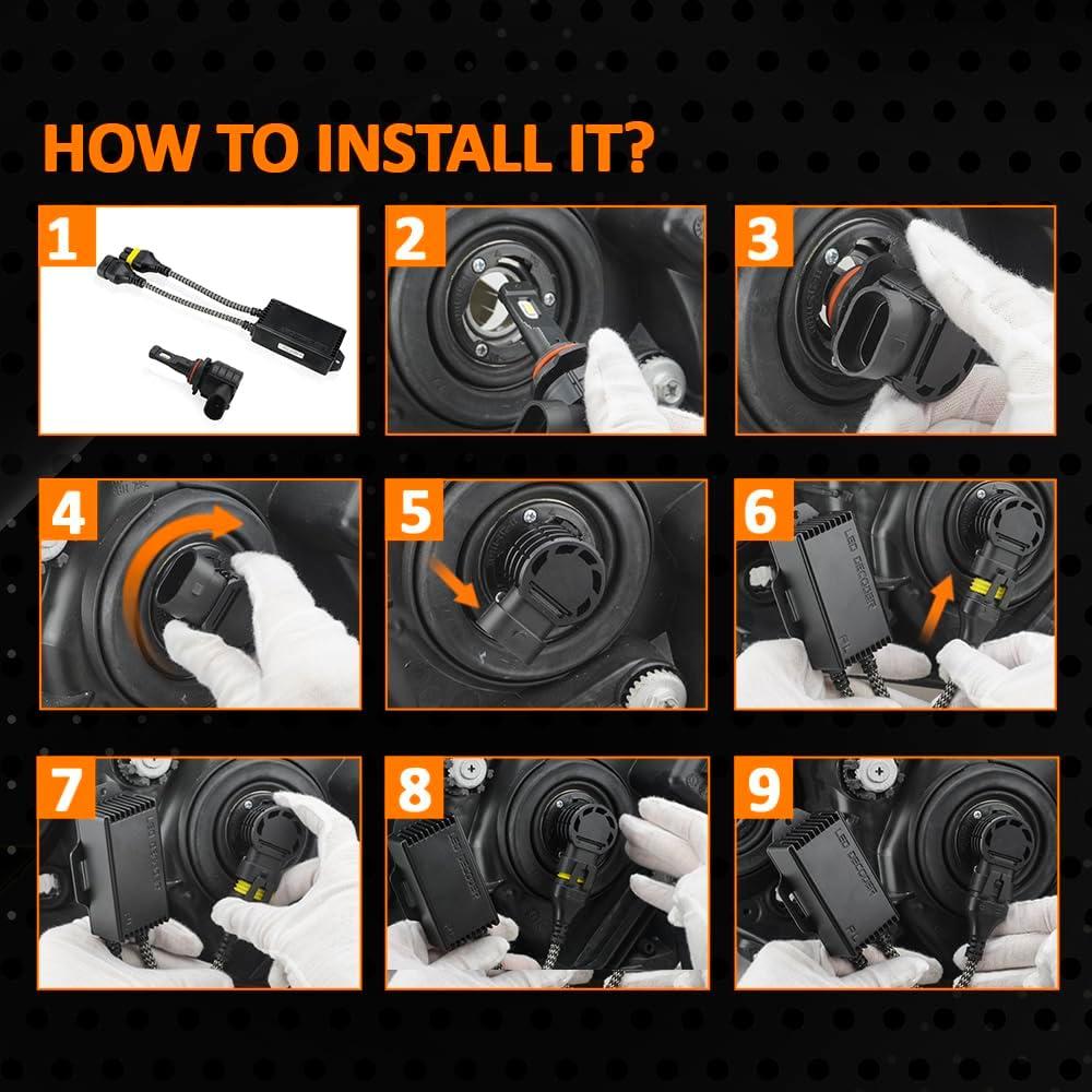 Decodificadores LED Canbus D-Lumina 9005/9006/H10 - Paquete de 2