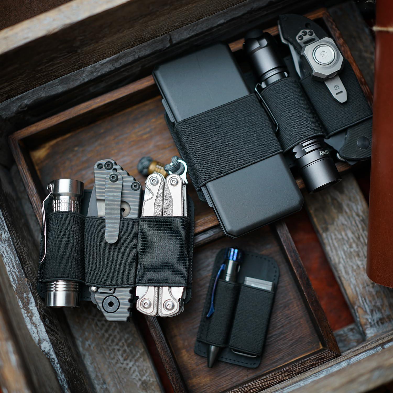 Organizador EDC VIPERADE PL6, Panel MOLLE con 3 Bolsillos