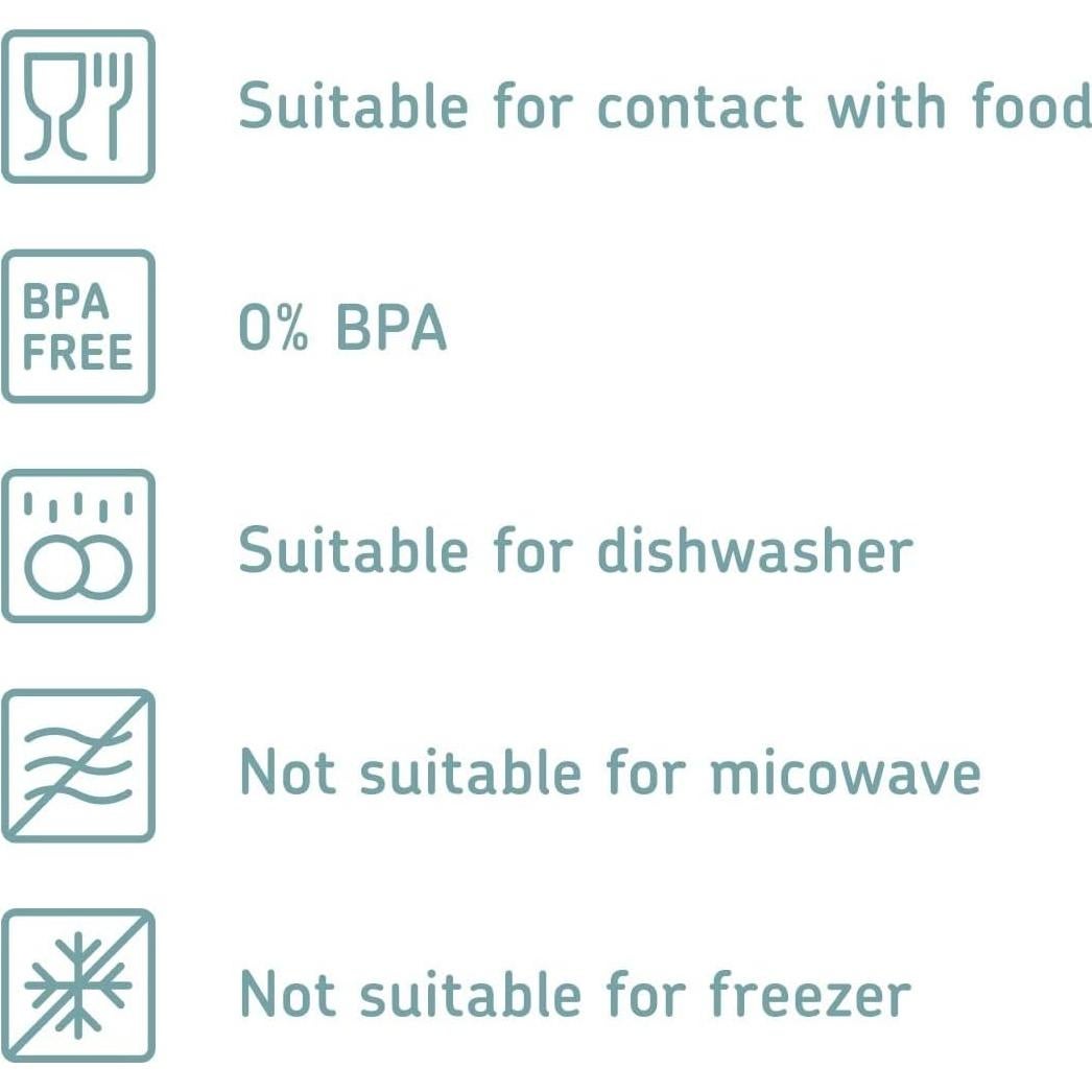 Caja de Almacenamiento de Alimentos Mepal Omnia Set 3x500ml