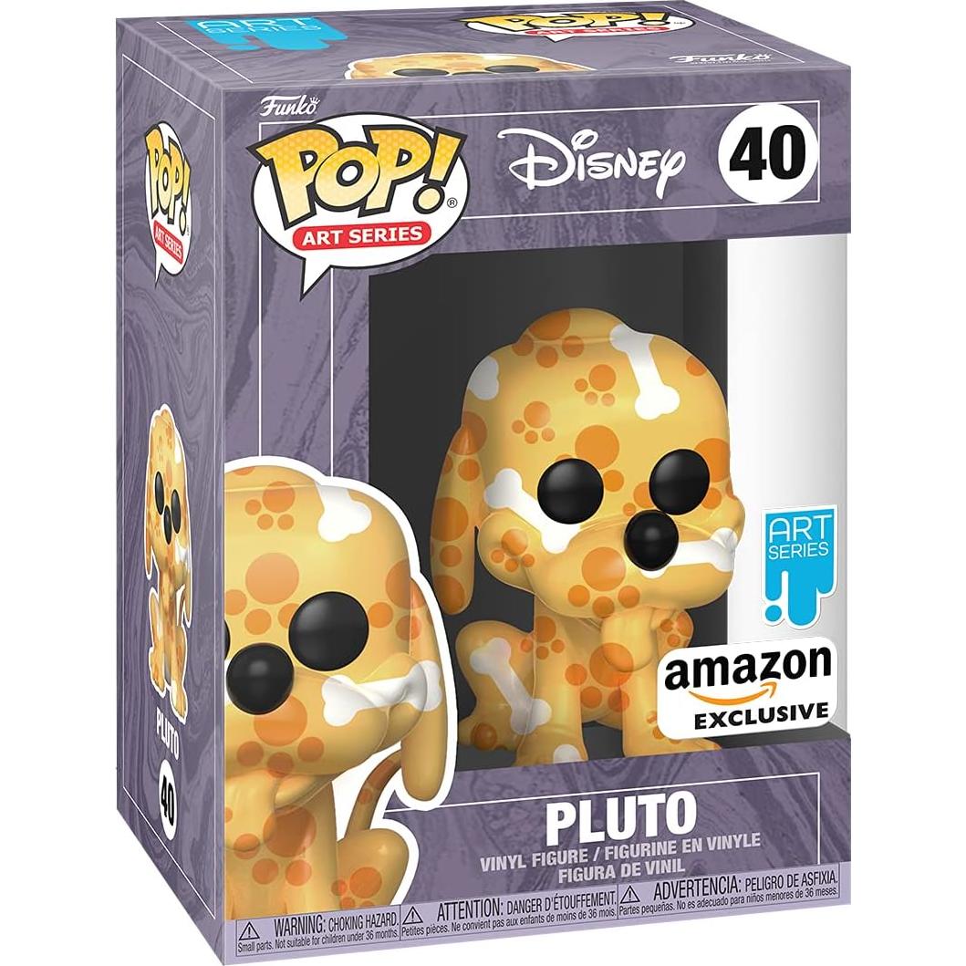 Figura de Vinilo Funko Pop! Pluto Art Series Disney 9.5 cm