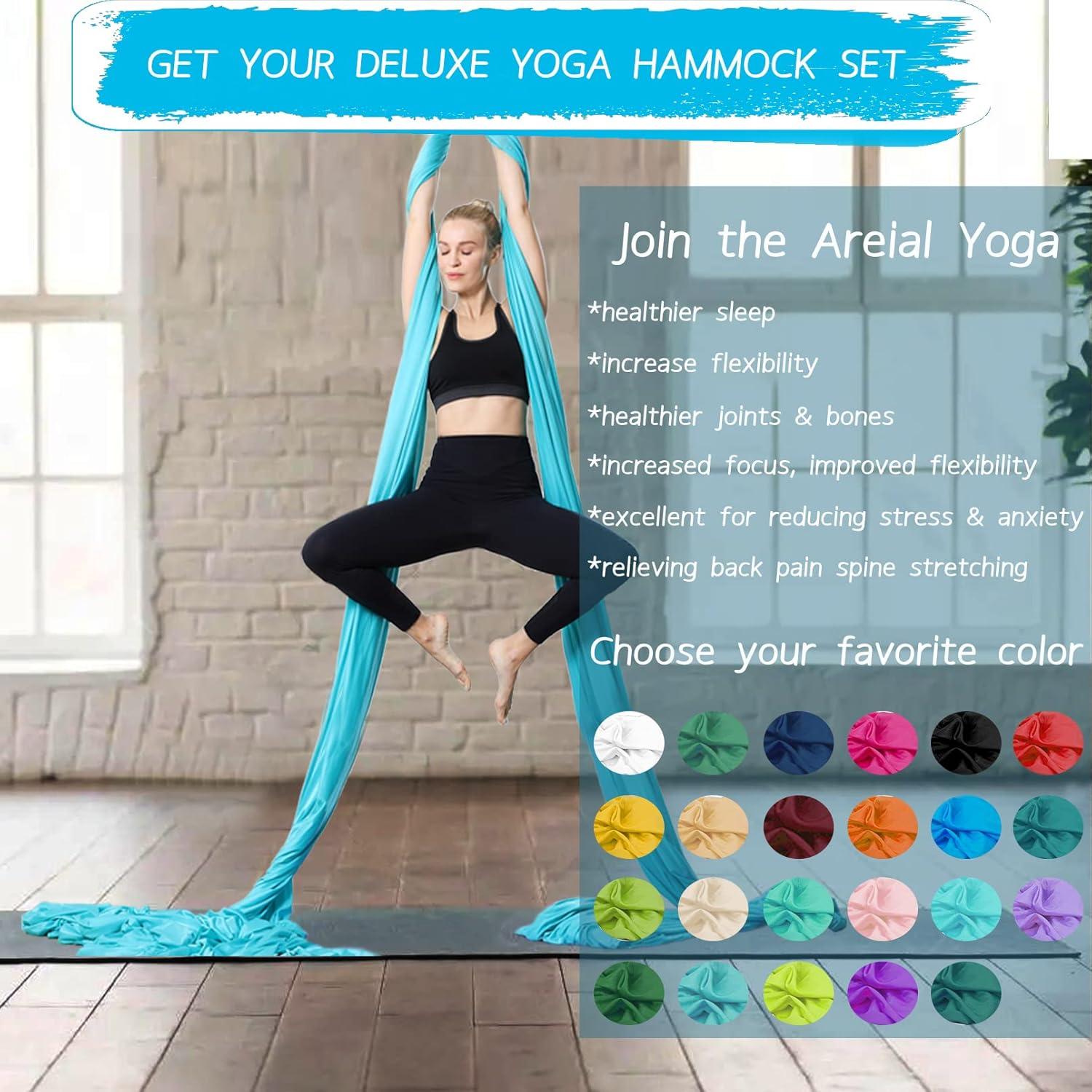 Columpio de Yoga Aéreo SKYPHAROS 11 Yardas Nylon Antigravedad