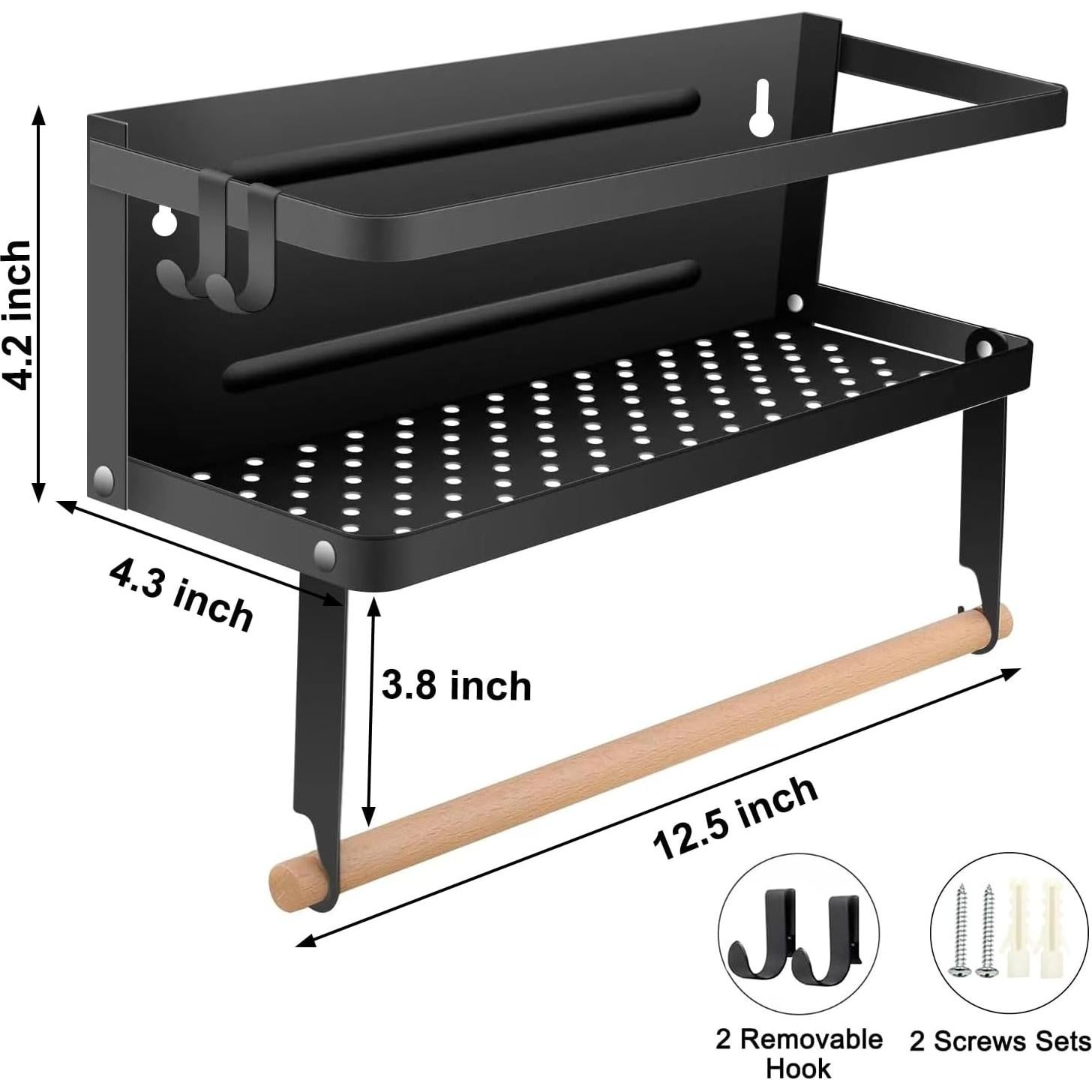 Estante Magnético para Especias y Toallas Dr.BeTree 31x10cm