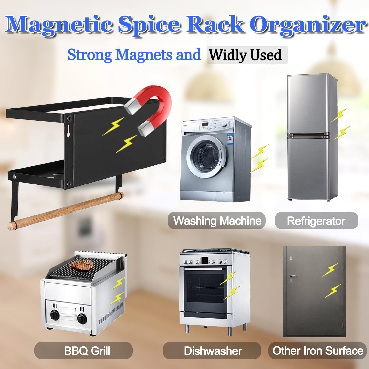 Estante Magnético para Especias y Toallas Dr.BeTree 31x10cm