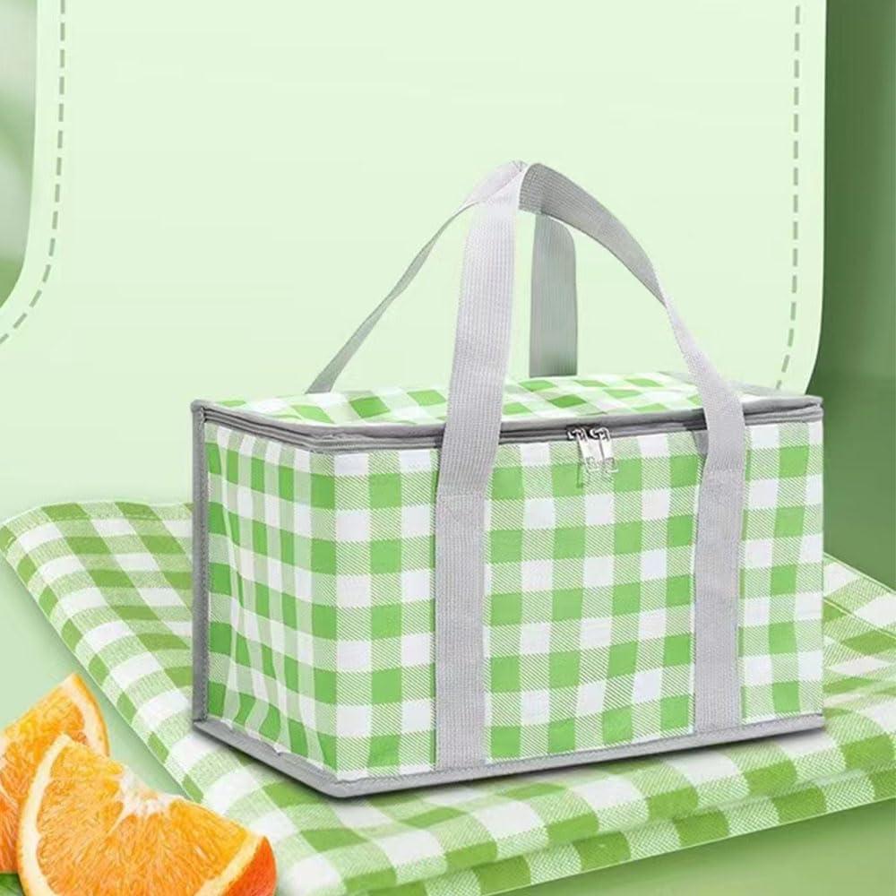 Bolsa Térmica Cesta de Picnic Lchkrep 24L Plegable Verde