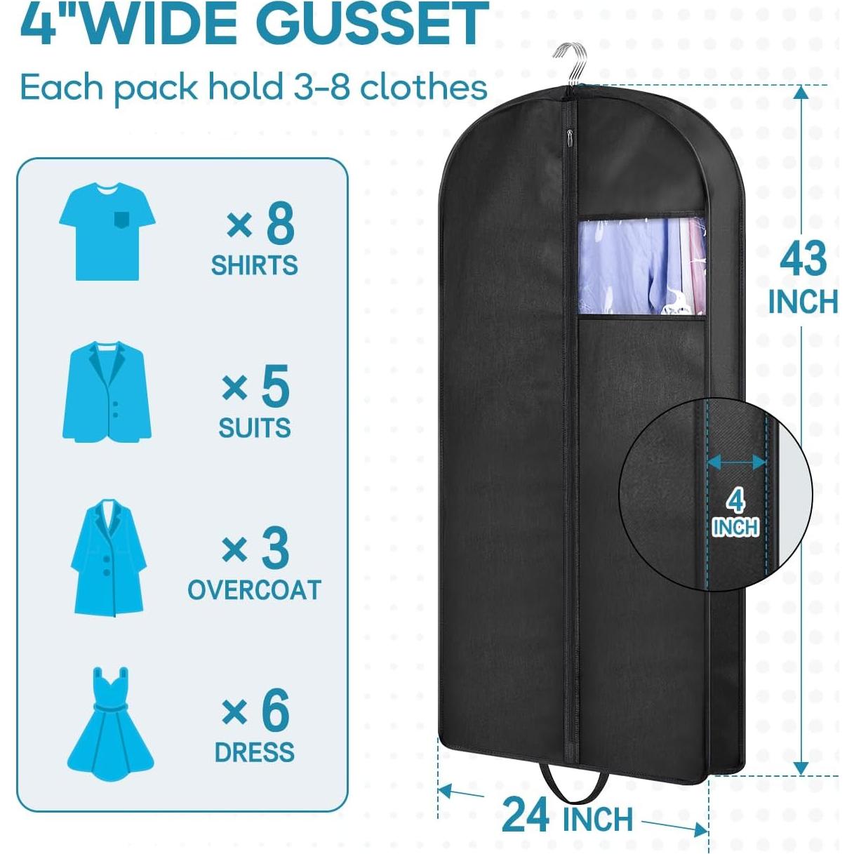 Bolsa de Ropa KIMBORA 109 cm para Viaje y Almacenamiento