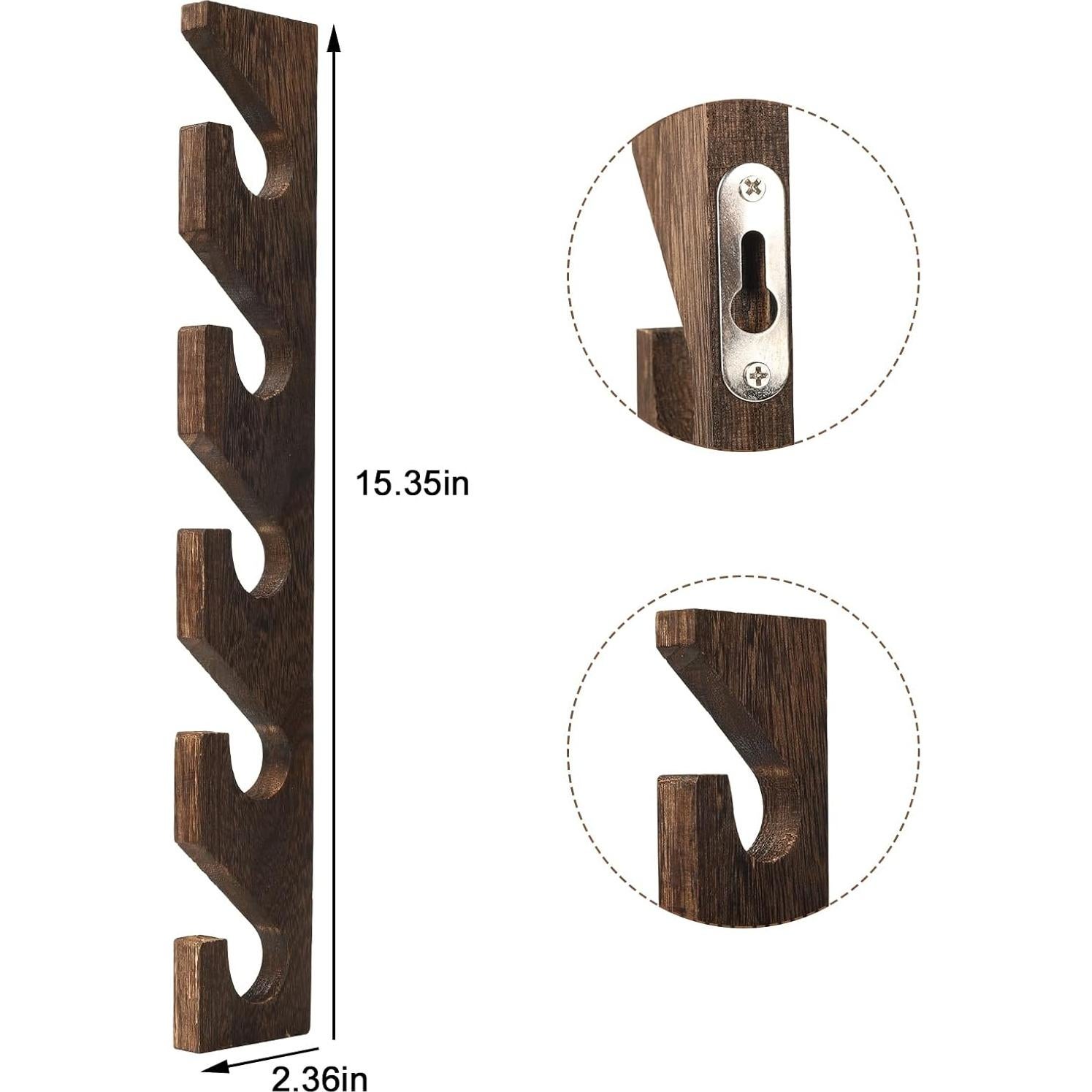 Perchero de Pared Bessny para Gorras de Béisbol 2 Piezas