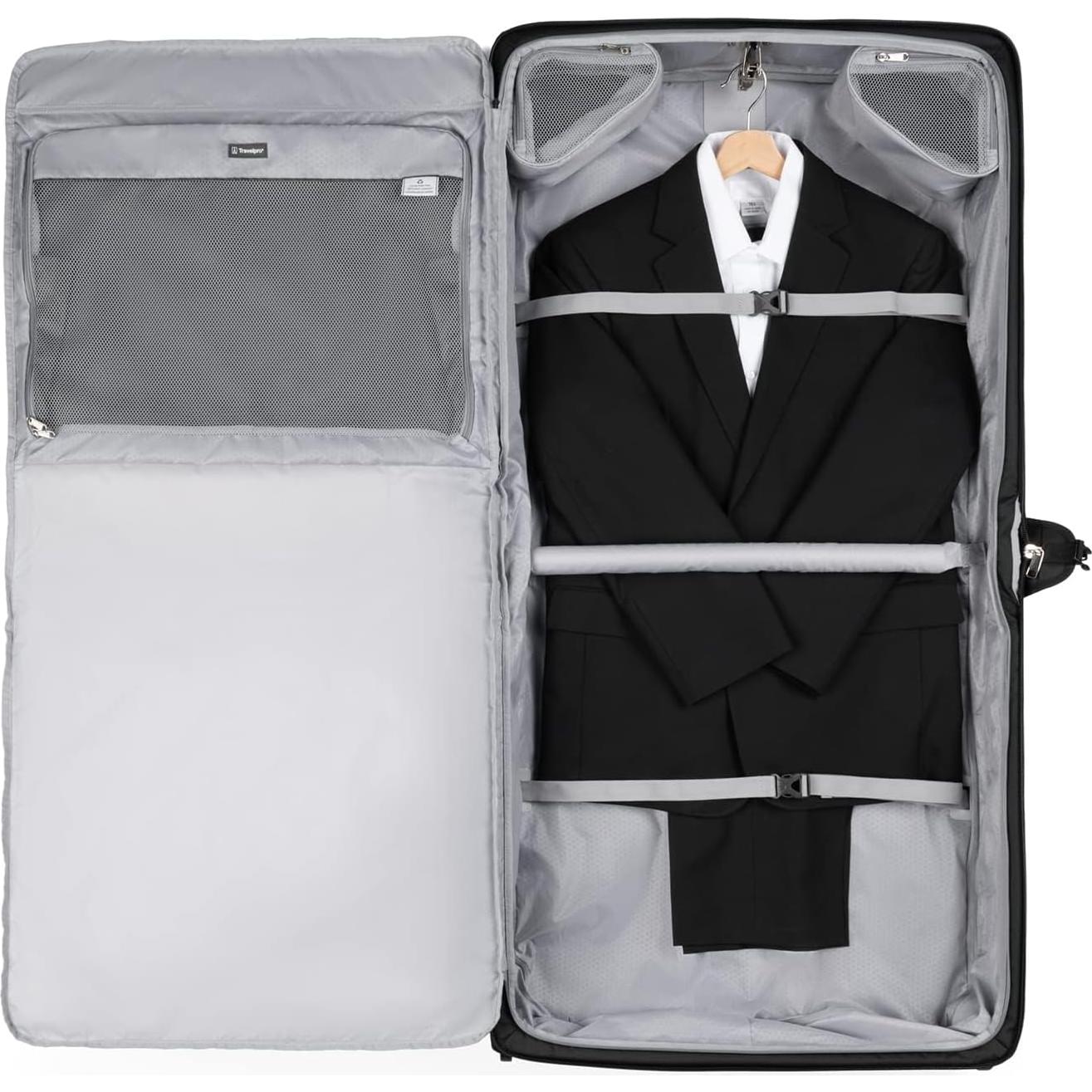 Bolsa de ropa rodante Travelpro Maxlite 24" negra ligera