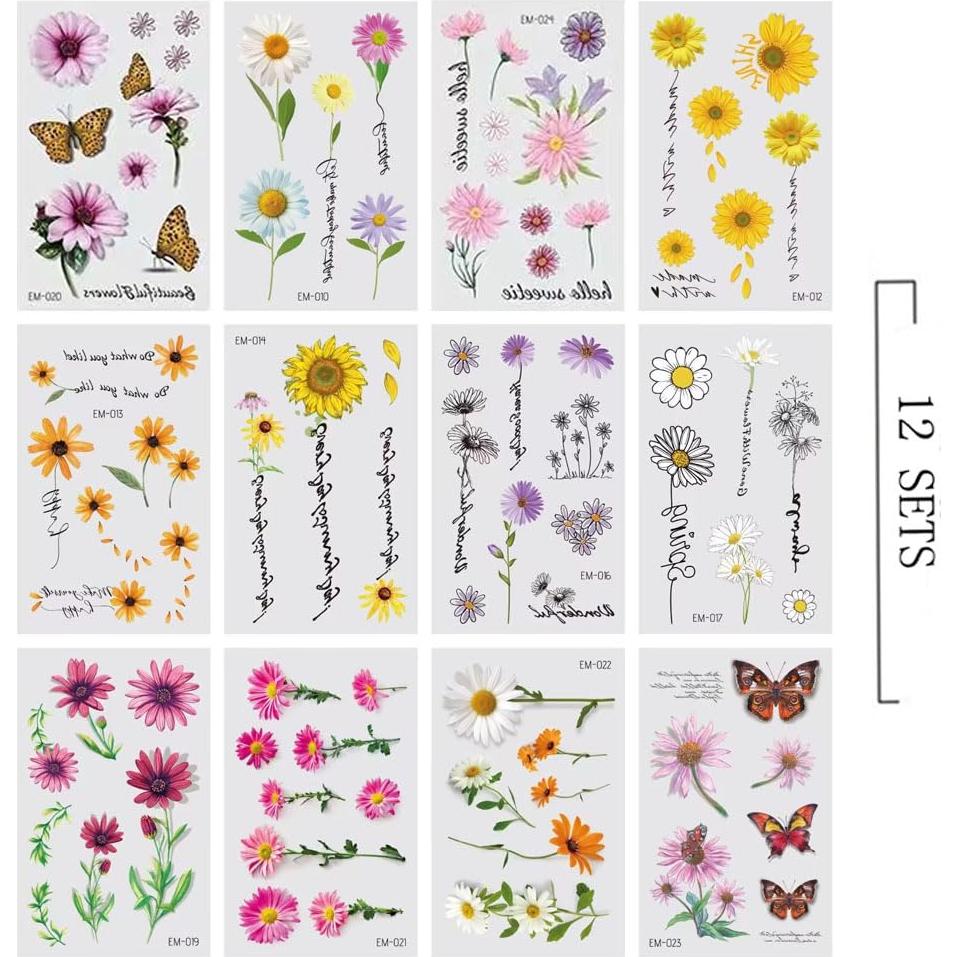 Tatuajes Temporales Impermeables SK Angel - Estilo Acuarela