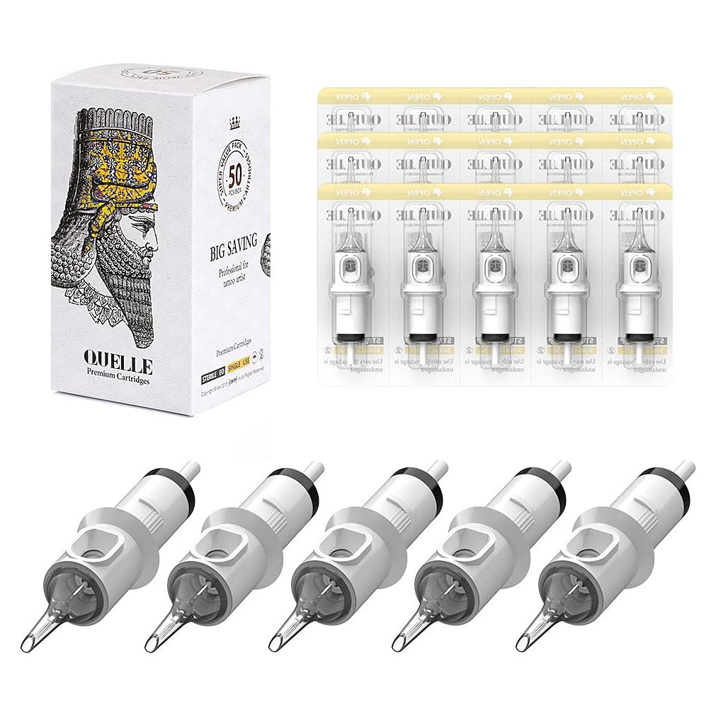 Cartuchos de Agujas de Tatuaje Hawink 1RL 50PCS con Membrana