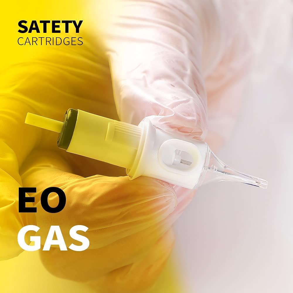 Cartuchos de Agujas de Tatuaje Hawink 1RL 50PCS con Membrana