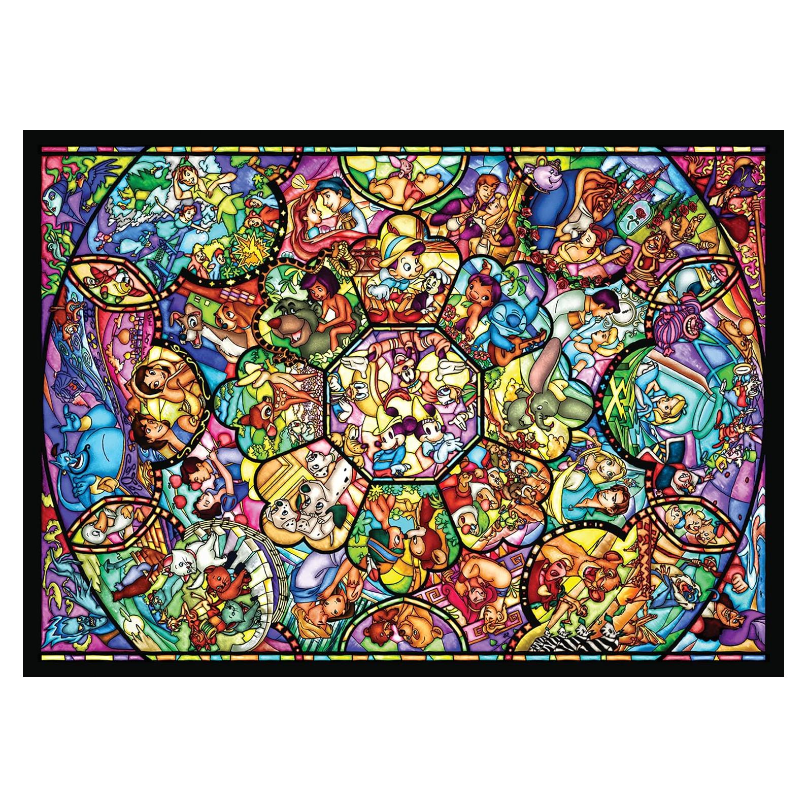 Rompecabezas de Vidrio Templado Tenyo Disney All Star 35x49cm