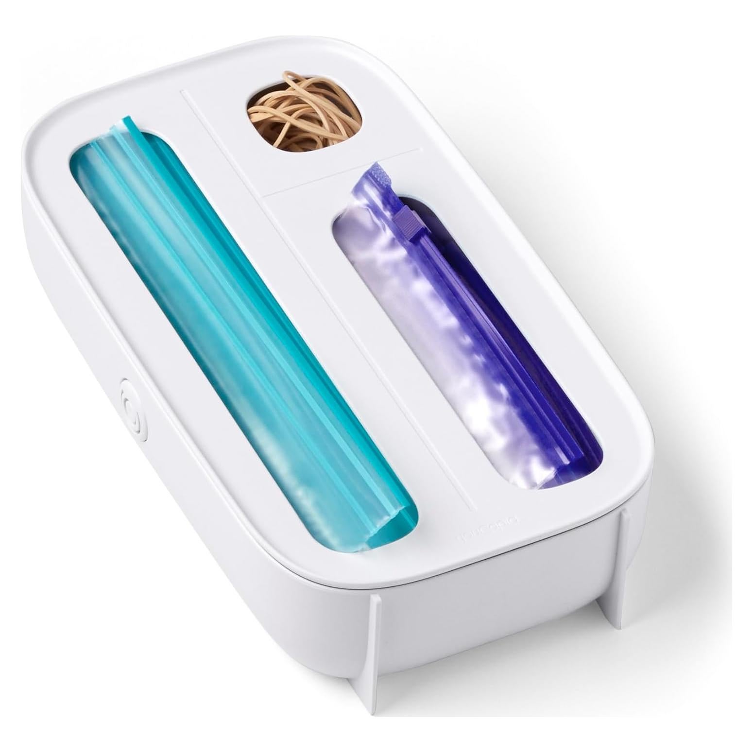 Dispensador de Bolsas de Comida YouCopia 3 Compartimentos Blanco