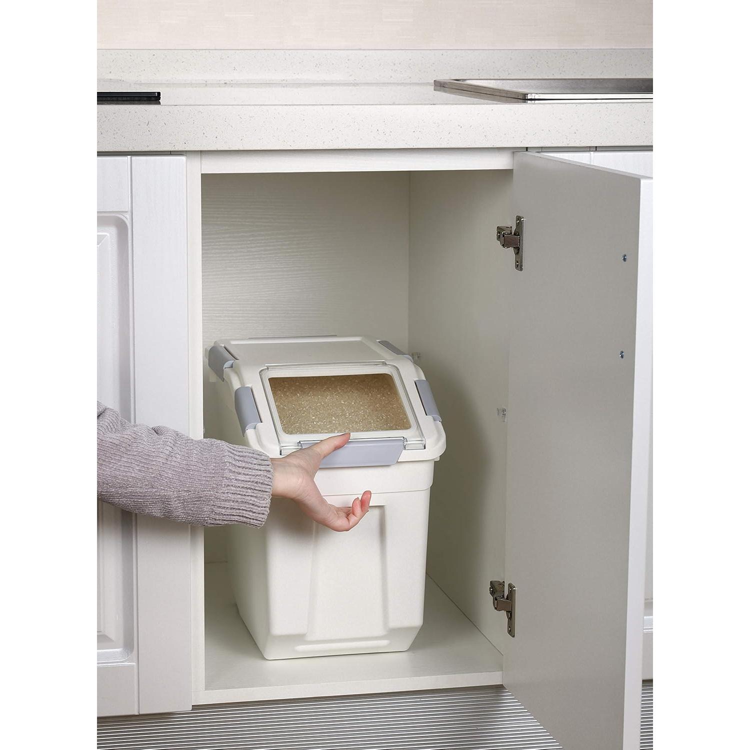 Contenedor de Almacenamiento de Arroz EonTone 15L Hermético (Paquete-2)