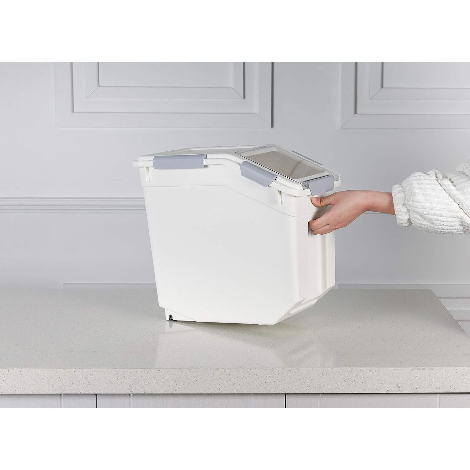 Contenedor de Almacenamiento de Arroz EonTone 15L Hermético (Paquete-2)