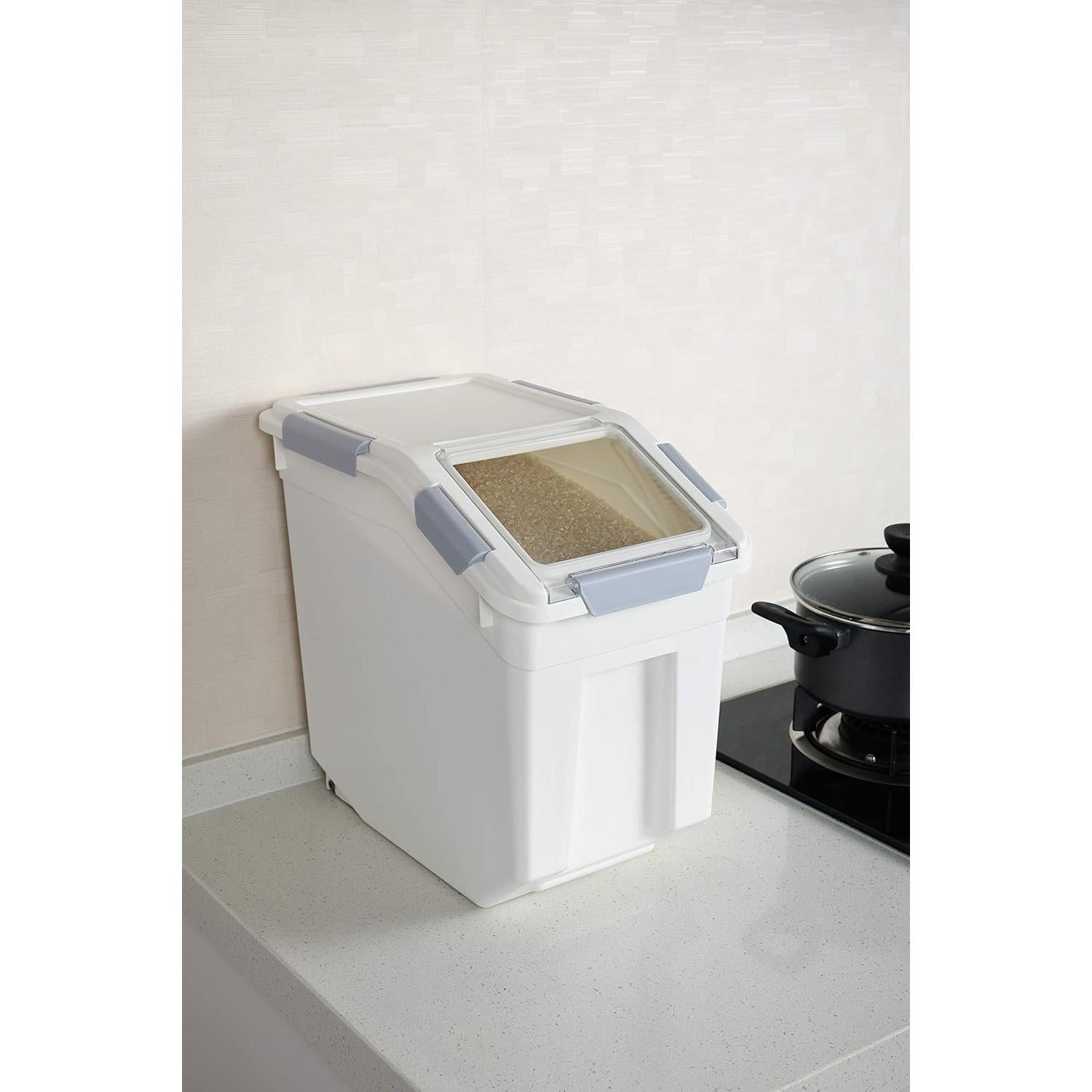 Contenedor de Almacenamiento de Arroz EonTone 15L Hermético (Paquete-2)