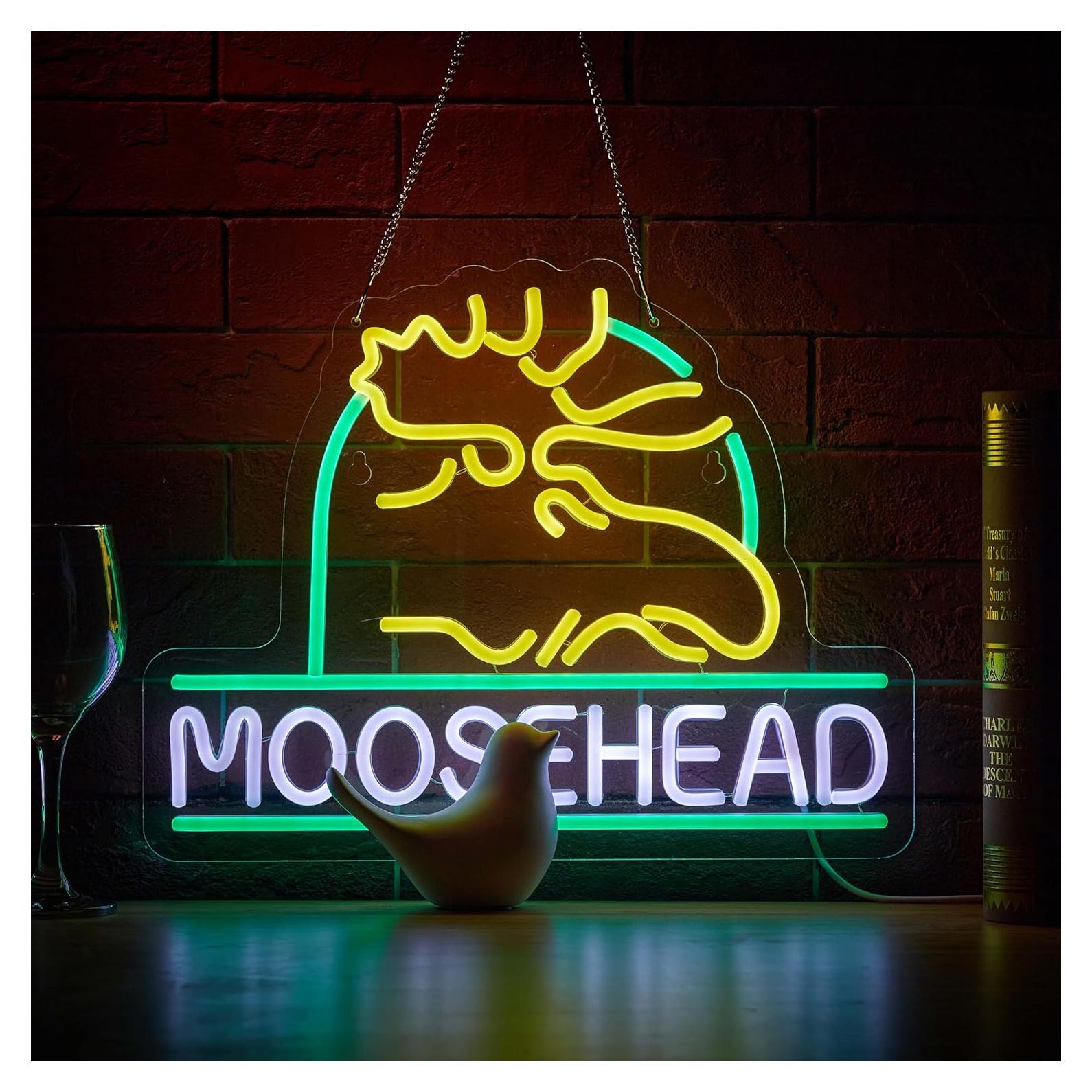 Letrero de Neón LED Alce Dimmable 43x32 cm SGTD Decoración