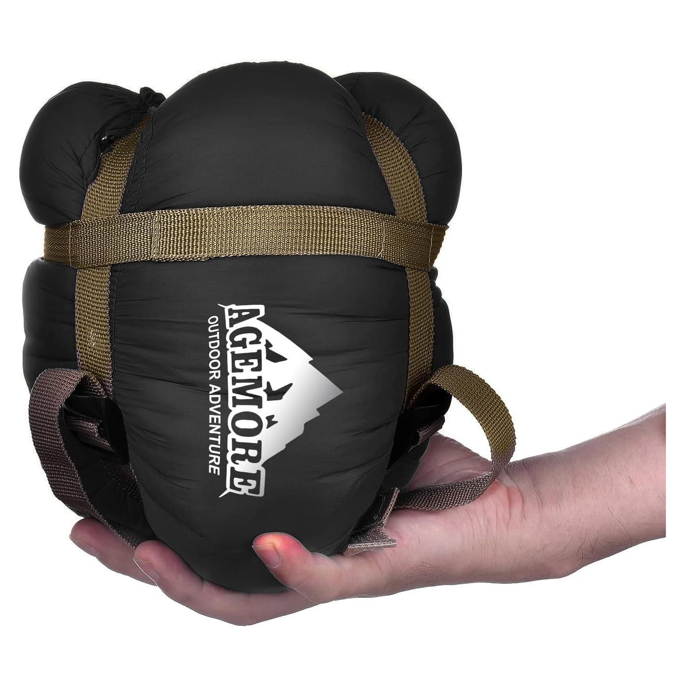 Saco de Dormir Ultraligero AGEMORE 190x75cm Impermeable