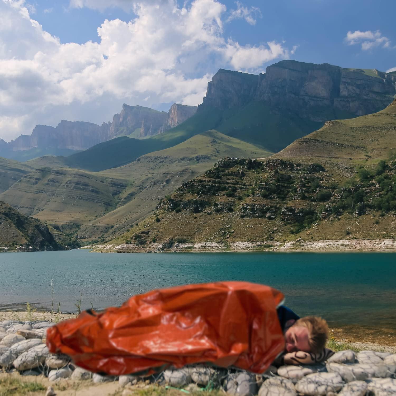 Saco de Emergencia Bivy Leberna - 4 Bolsas Mylar Impermeables