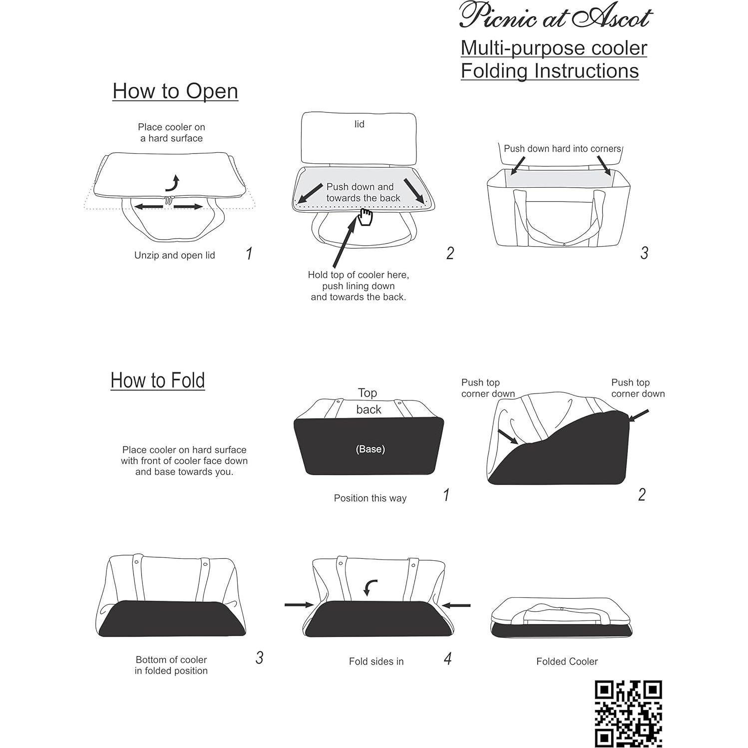 Enfriador Colapsable Picnic en Ascot 34L a Prueba de Fugas