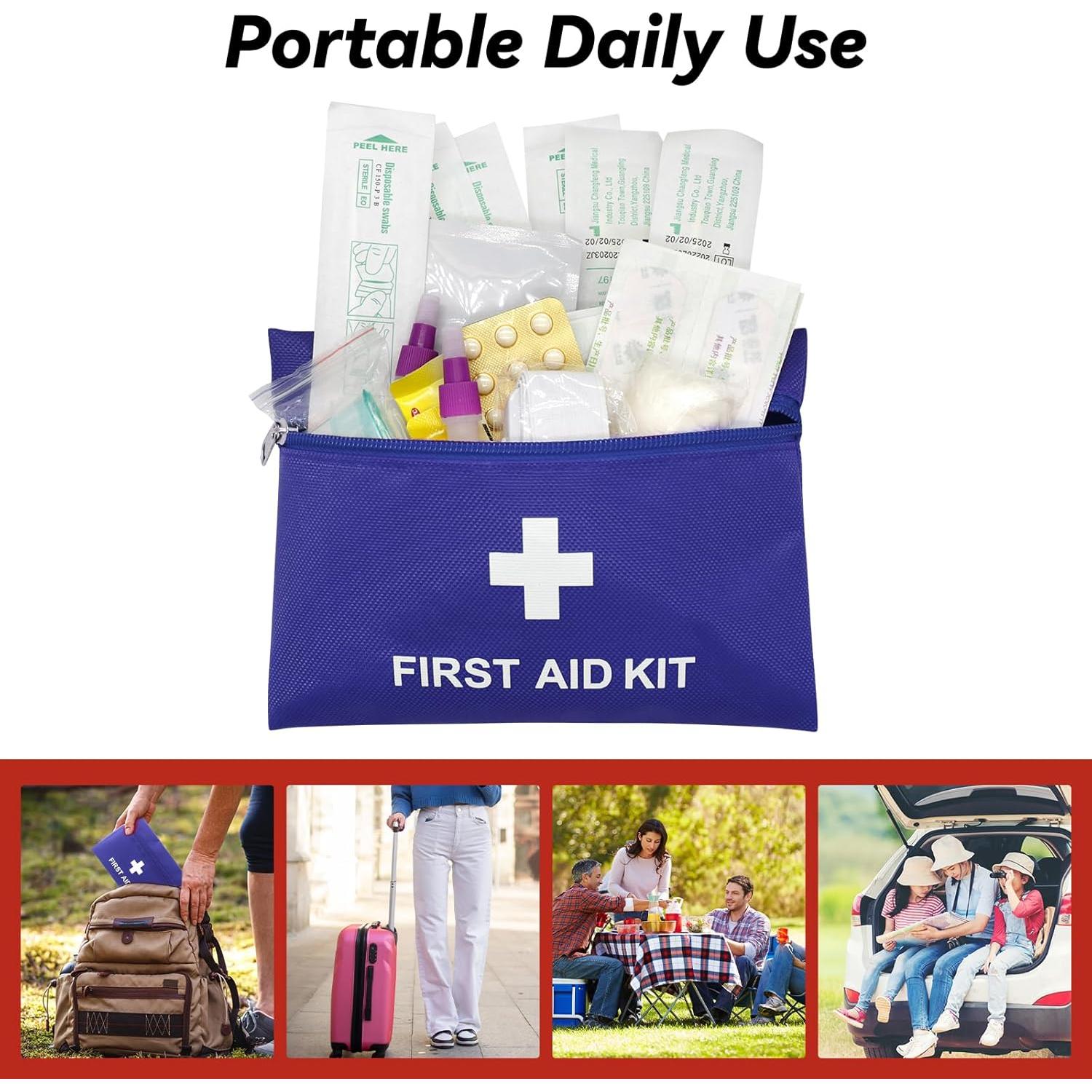 Bolsa de Primeros Auxilios Vacía Faylapa 20x14 cm Azul