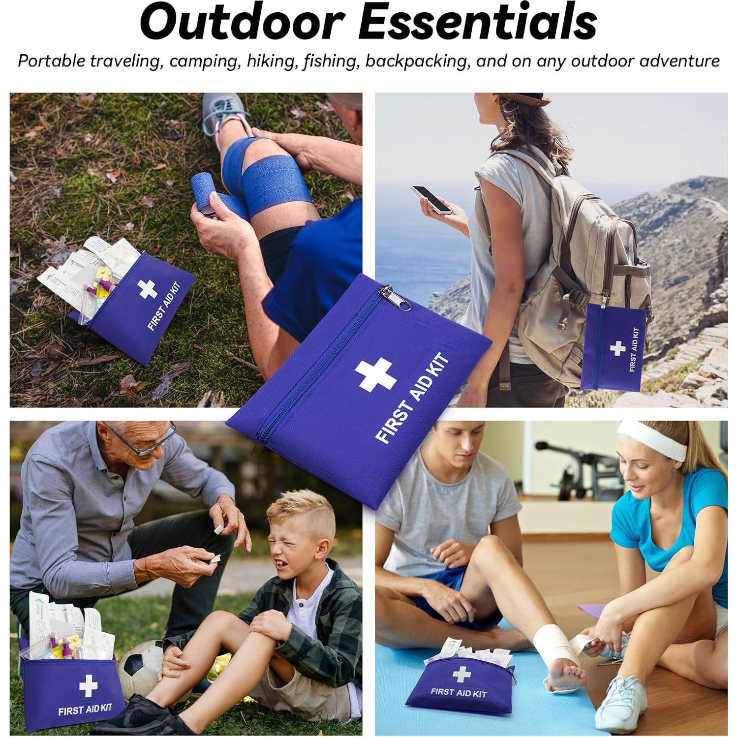 Bolsa de Primeros Auxilios Vacía Faylapa 20x14 cm Azul