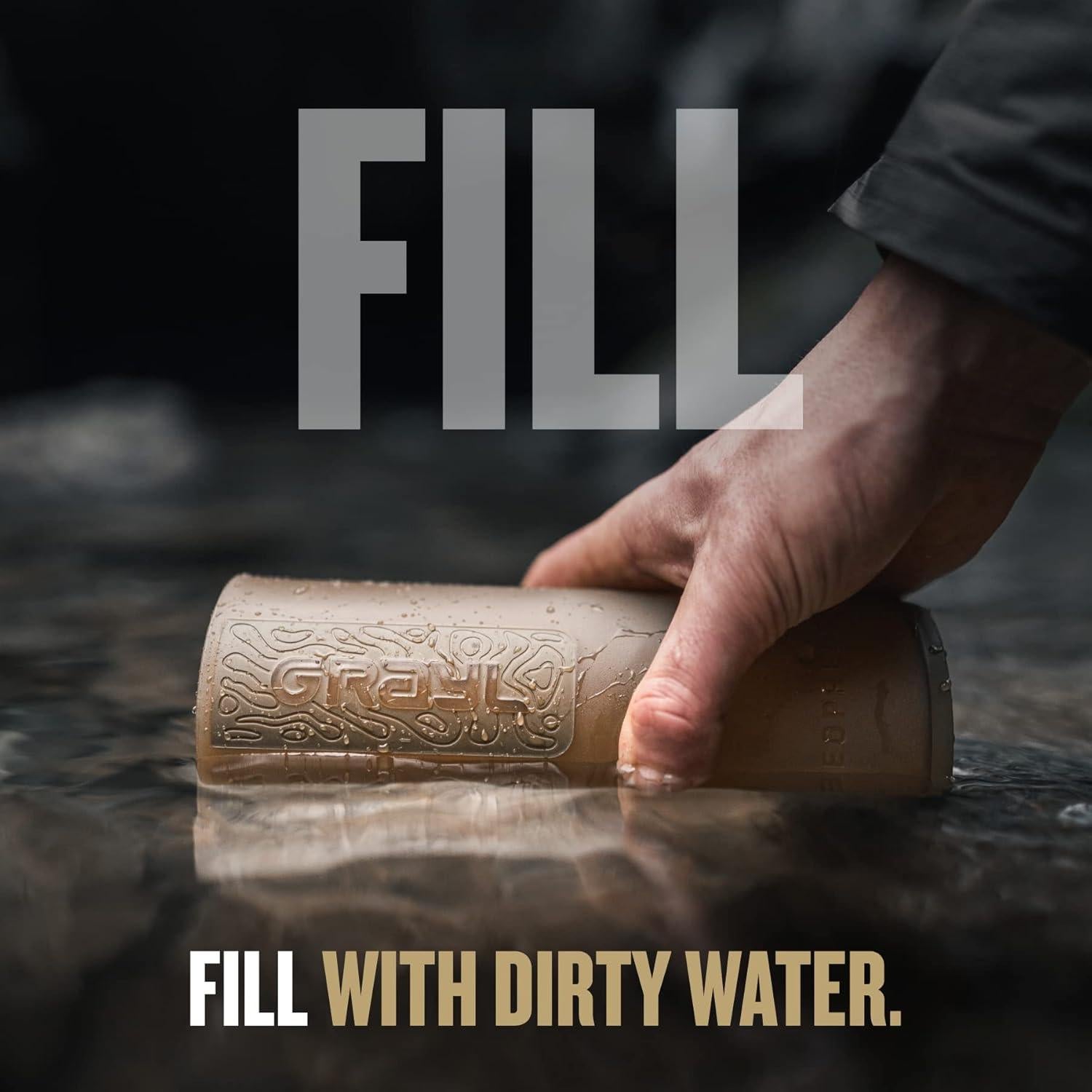 Cartucho de Filtro y Purificador GRAYL GeoPress Negro 350 ciclos