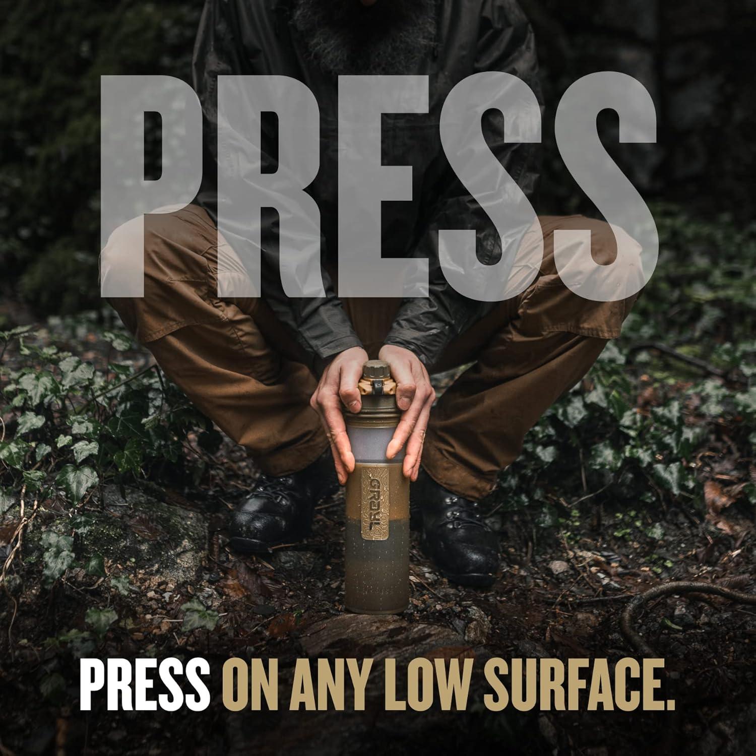 Cartucho de Filtro y Purificador GRAYL GeoPress Negro 350 ciclos