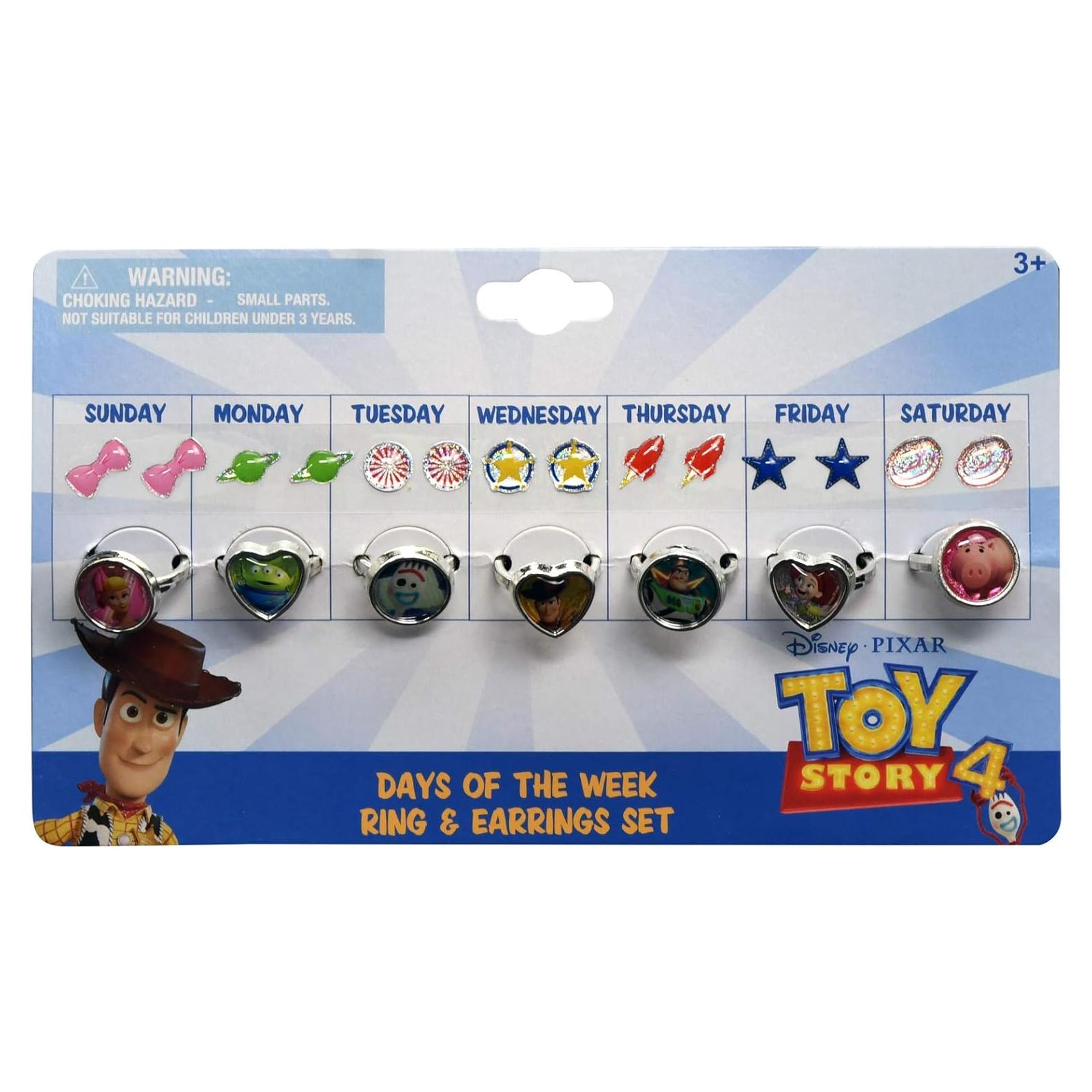 Conjunto de Pendientes y Anillo Disney Toy Story 4