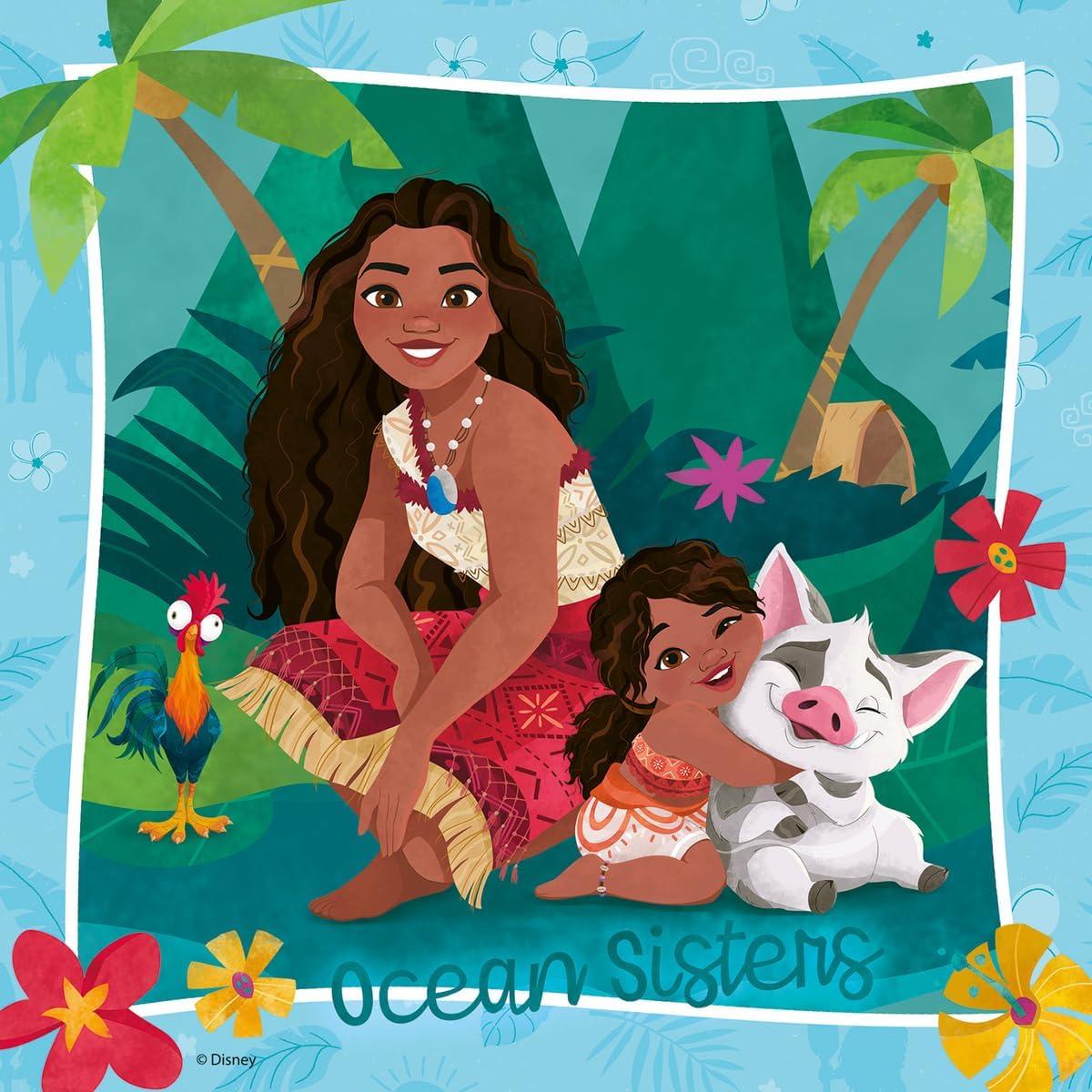 Rompecabezas Ravensburger Moana 3x49 Piezas 17.8 cm