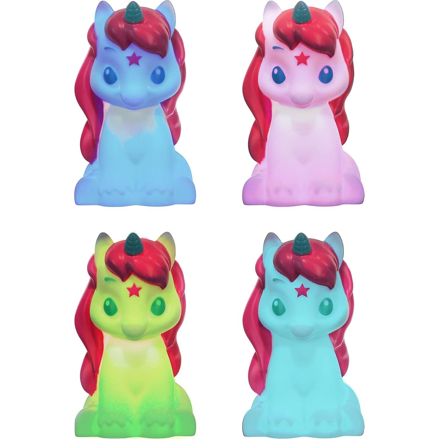 Luz Nocturna LED Unicornio Lexibook - Cambio de Color, 13 cm