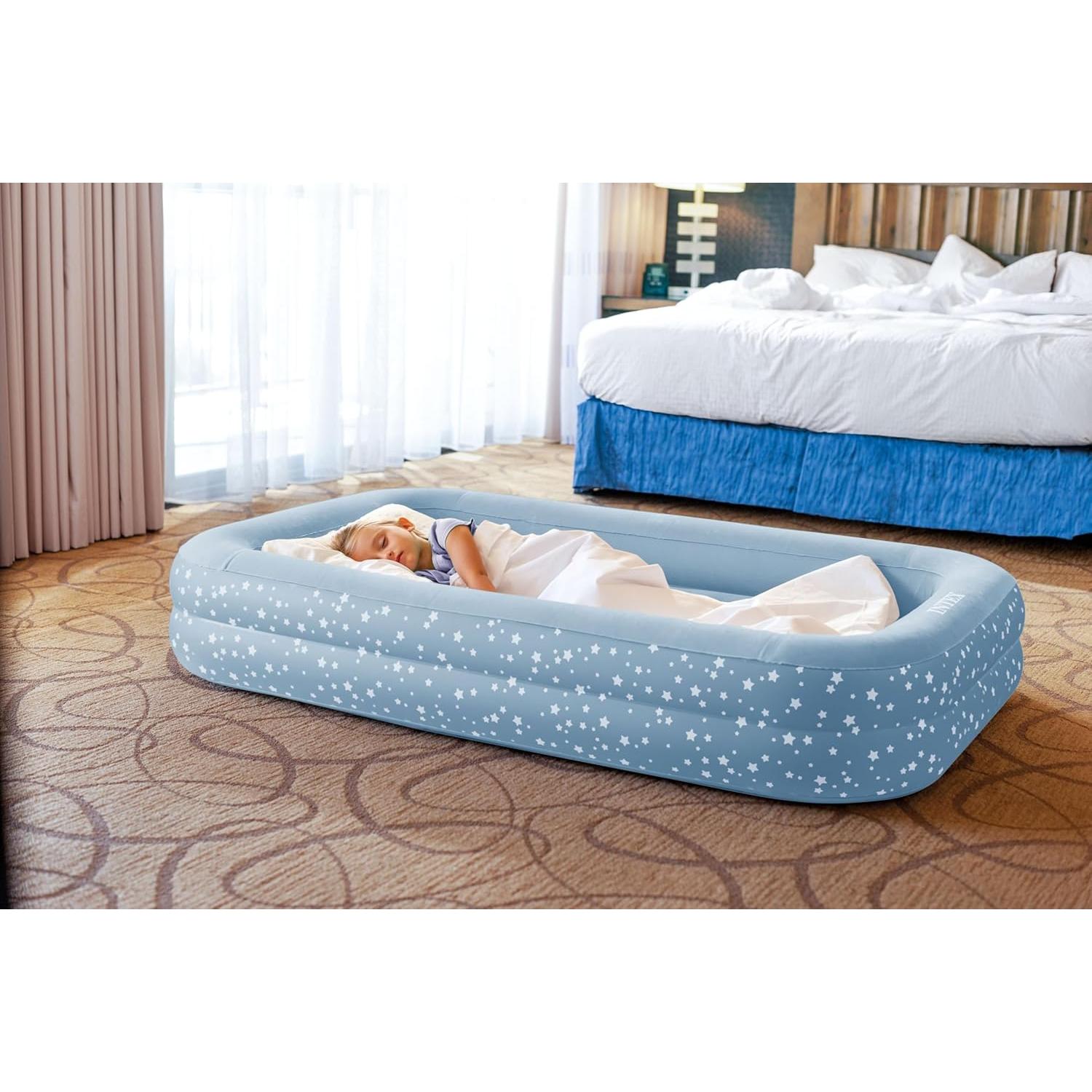 Cama Inflable para Niños Intex 66810FL con Bomba y Bolsa