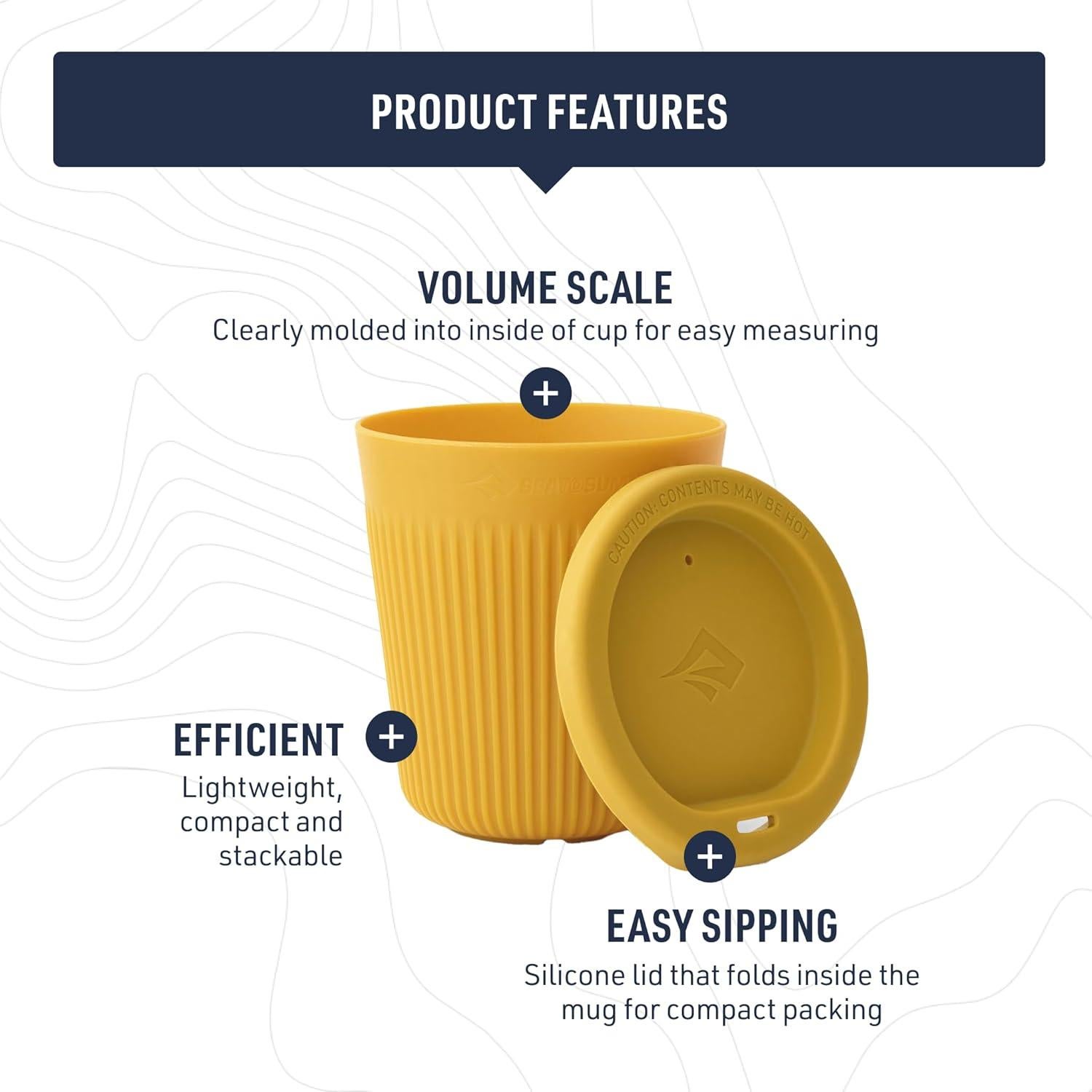 Taza de Campamento Sea to Summit Passage 355ml Azul Marino