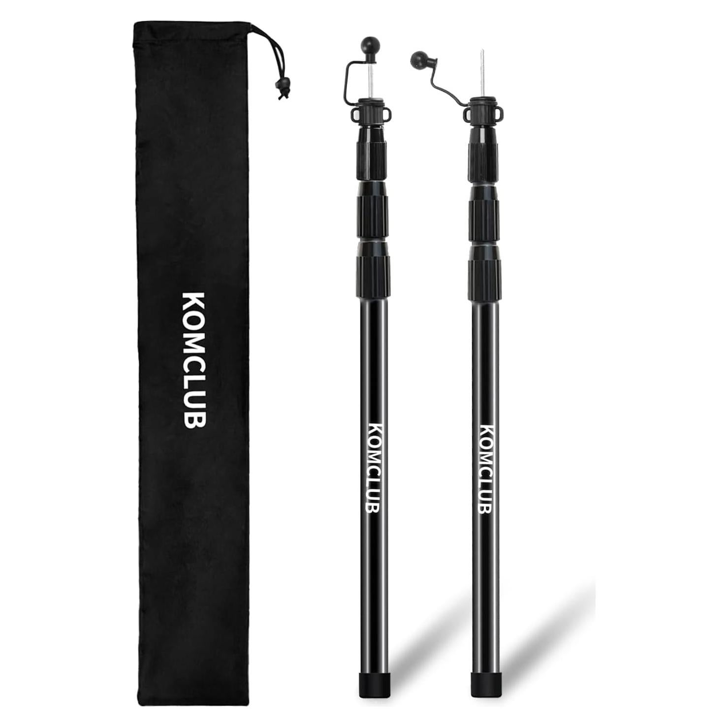 Poste Telescópico para Carpa KOMCLUB 250.5 cm Fibra de Vidrio (Juego de 2)
