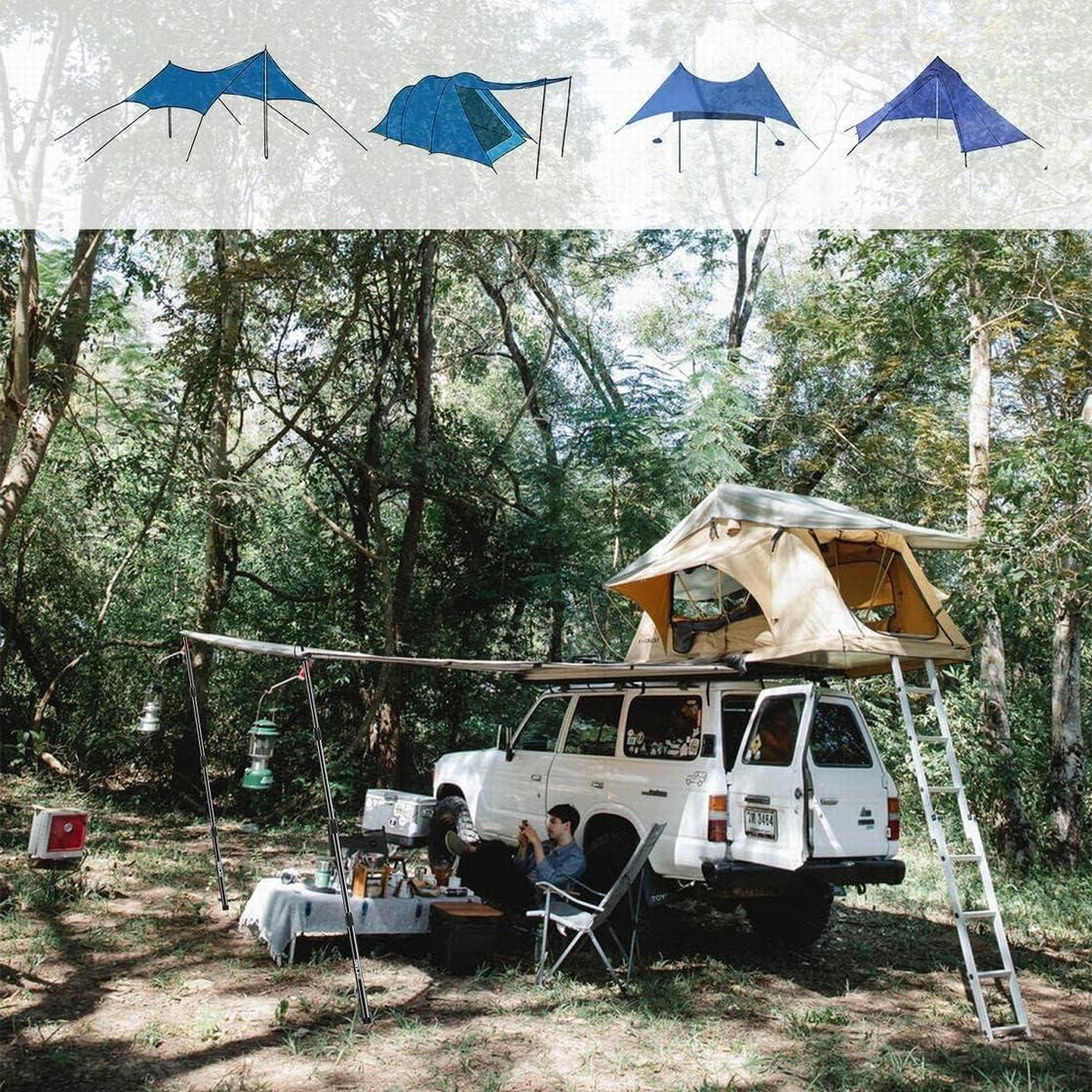 Poste Telescópico para Carpa KOMCLUB 250.5 cm Fibra de Vidrio (Juego de 2)