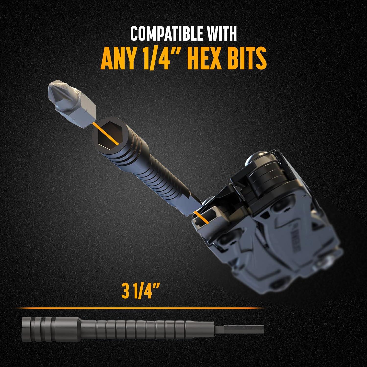 Extensor y Adaptador de Bits Galvanox para Leatherman - Negro