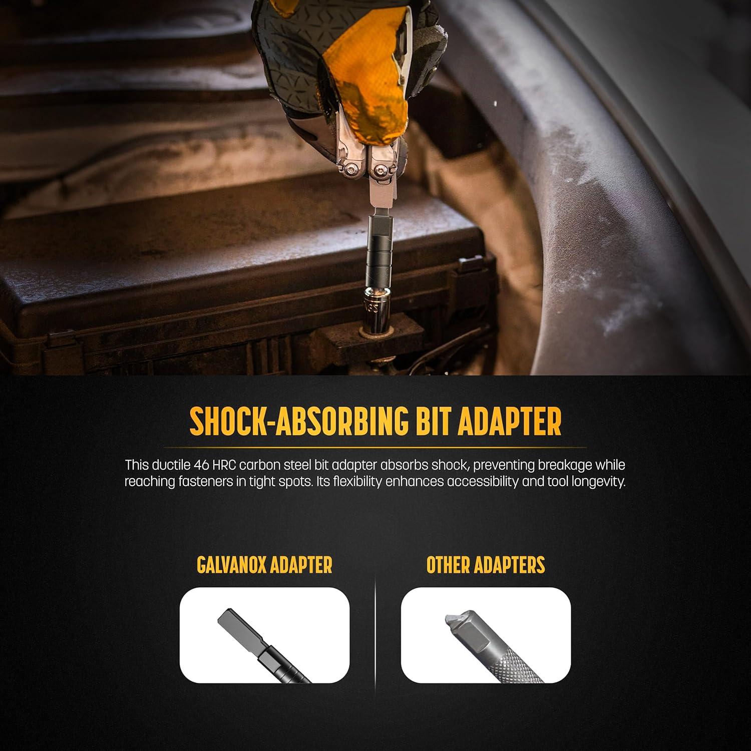 Extensor y Adaptador de Bits Galvanox para Leatherman - Negro