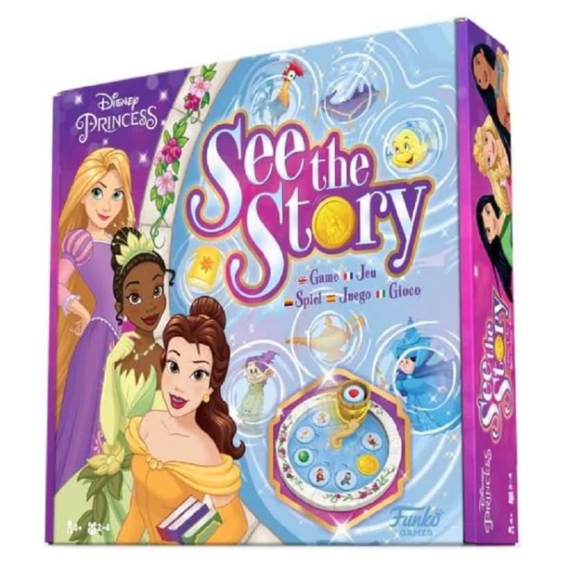 Juego de Mesa Funko Disney Princesas - Estrategia 2-4 Jugadores