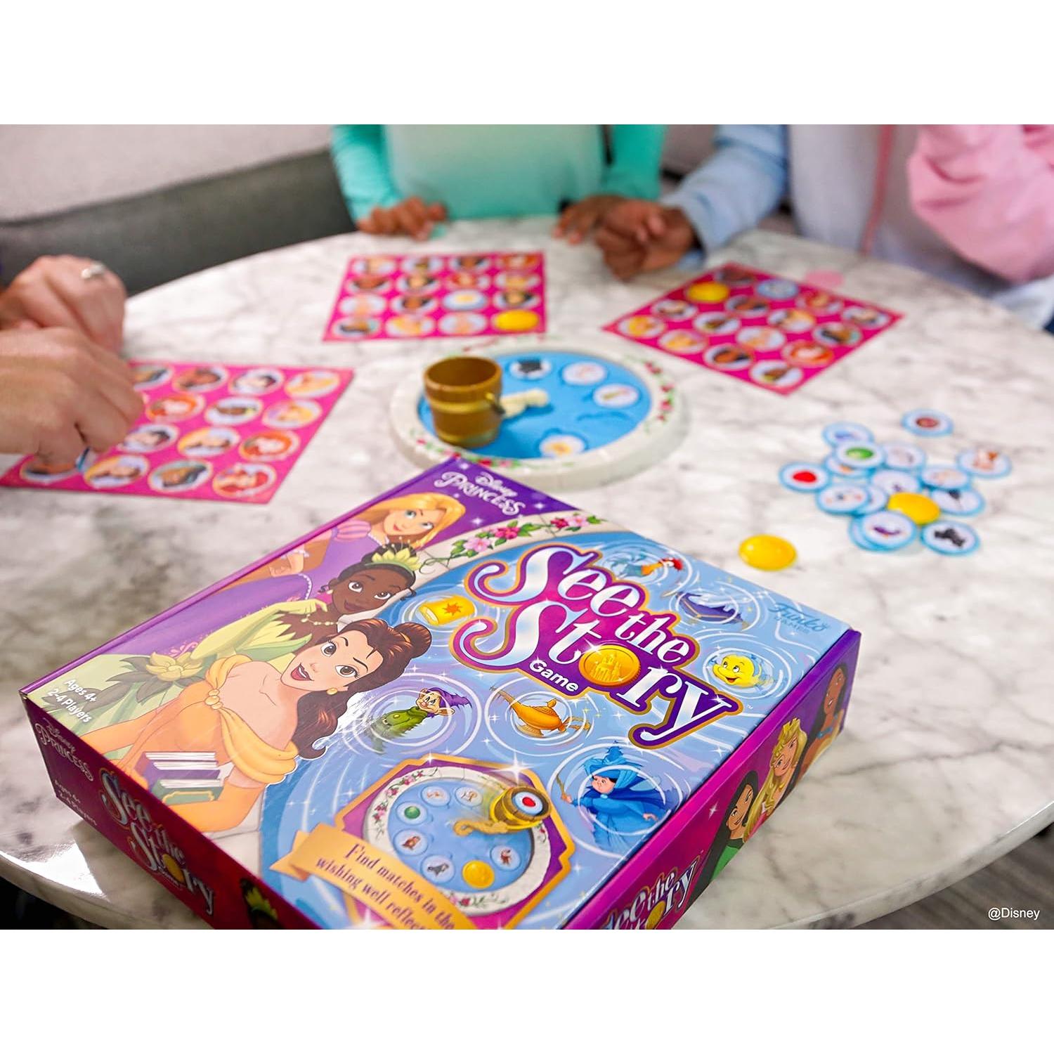 Juego de Mesa Funko Disney Princesas - Estrategia 2-4 Jugadores