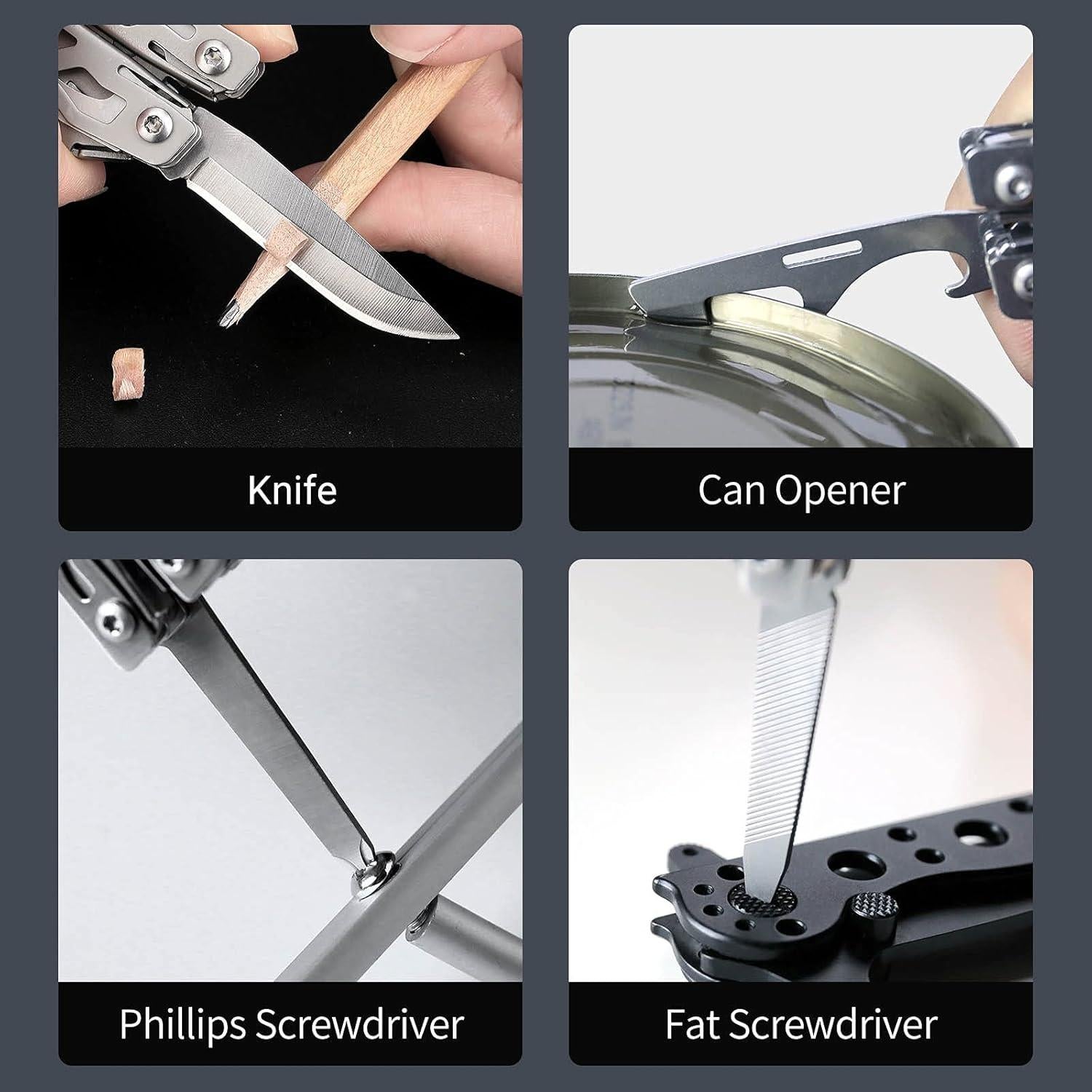 Multiherramienta de Llavero NEXTOOL 10 en 1 Verde EDC